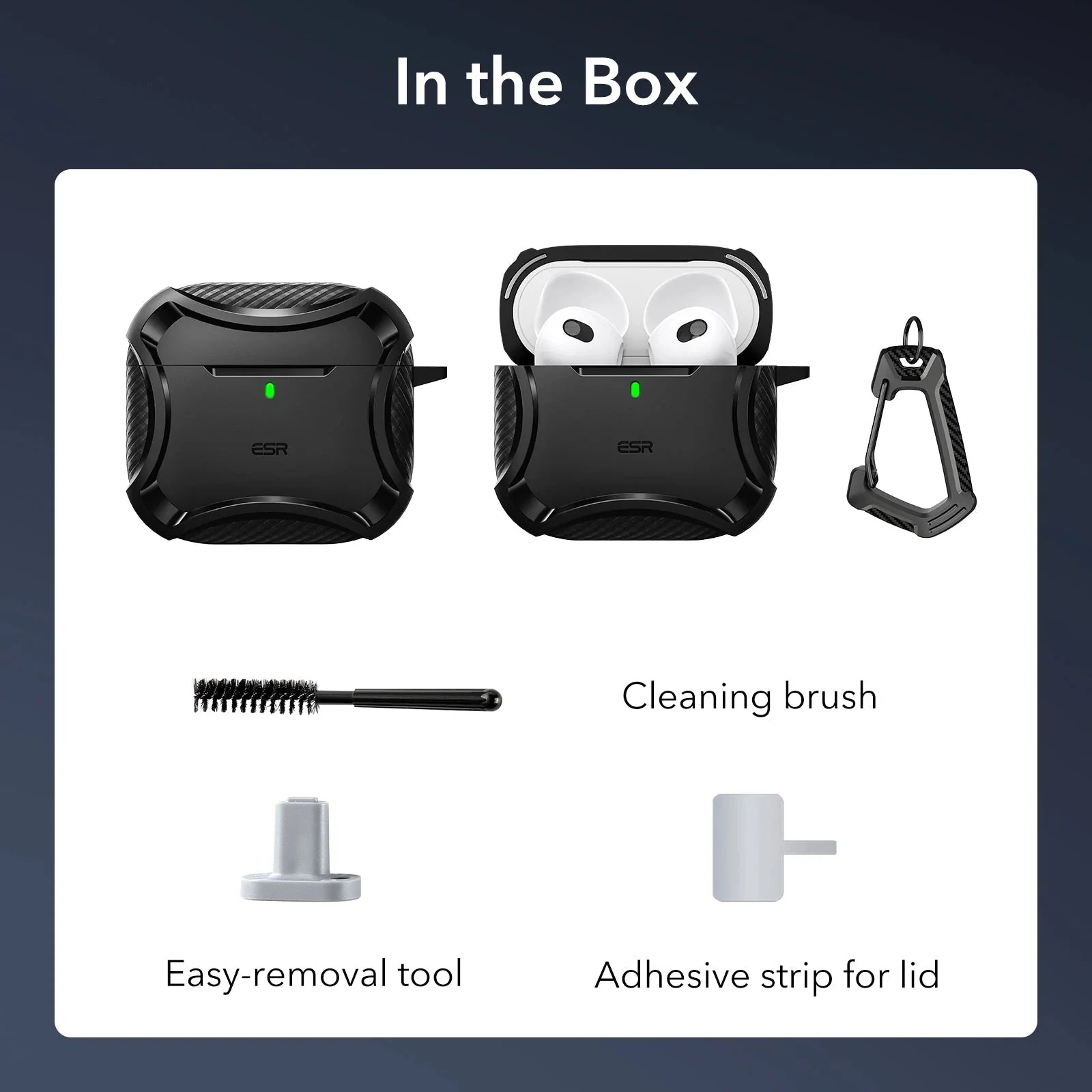 AirPods 4 Cyber Tough Case (HaloLock) - Dark Purple - Image 4