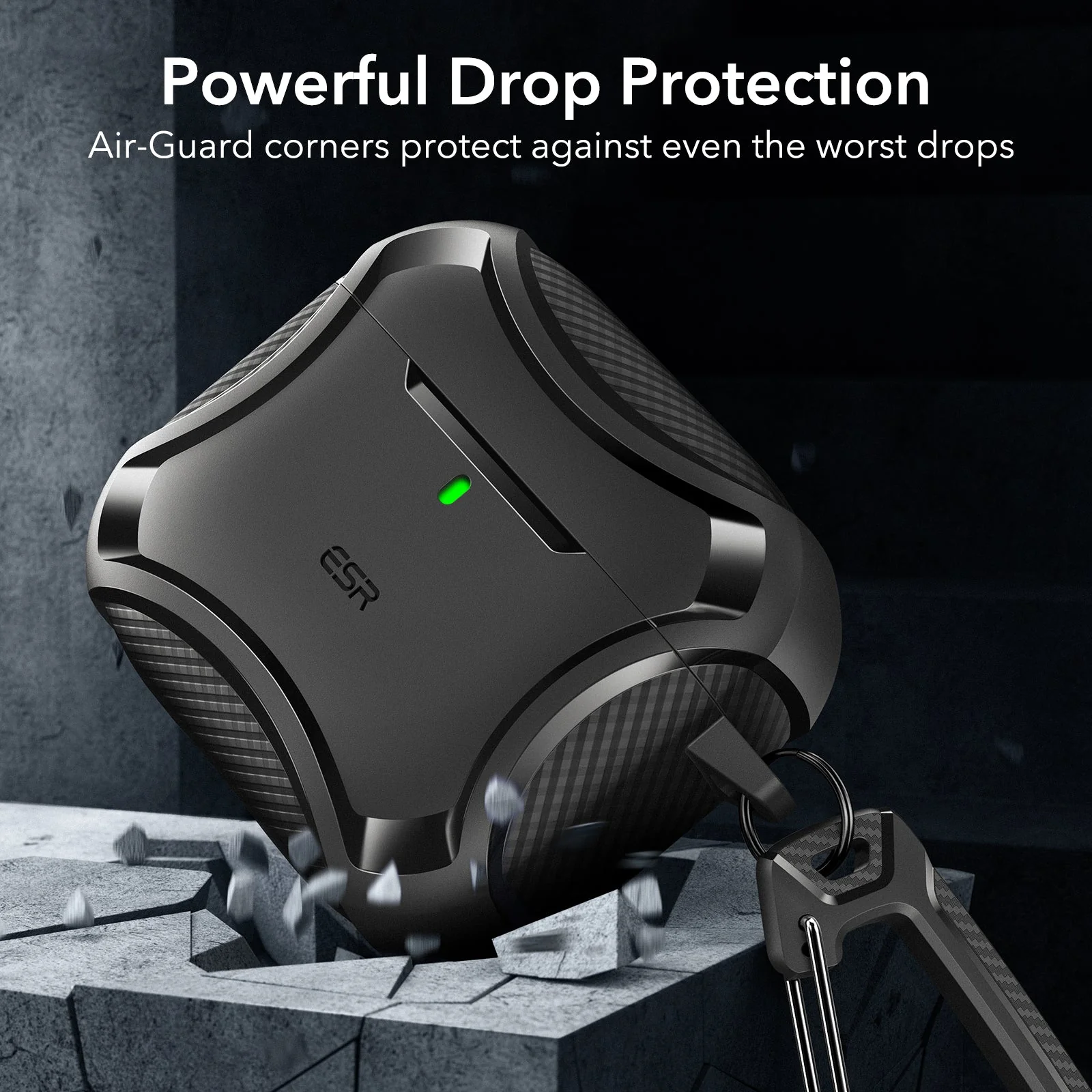 AirPods 4 Cyber Tough Case (HaloLock) - Dark Purple - Image 5
