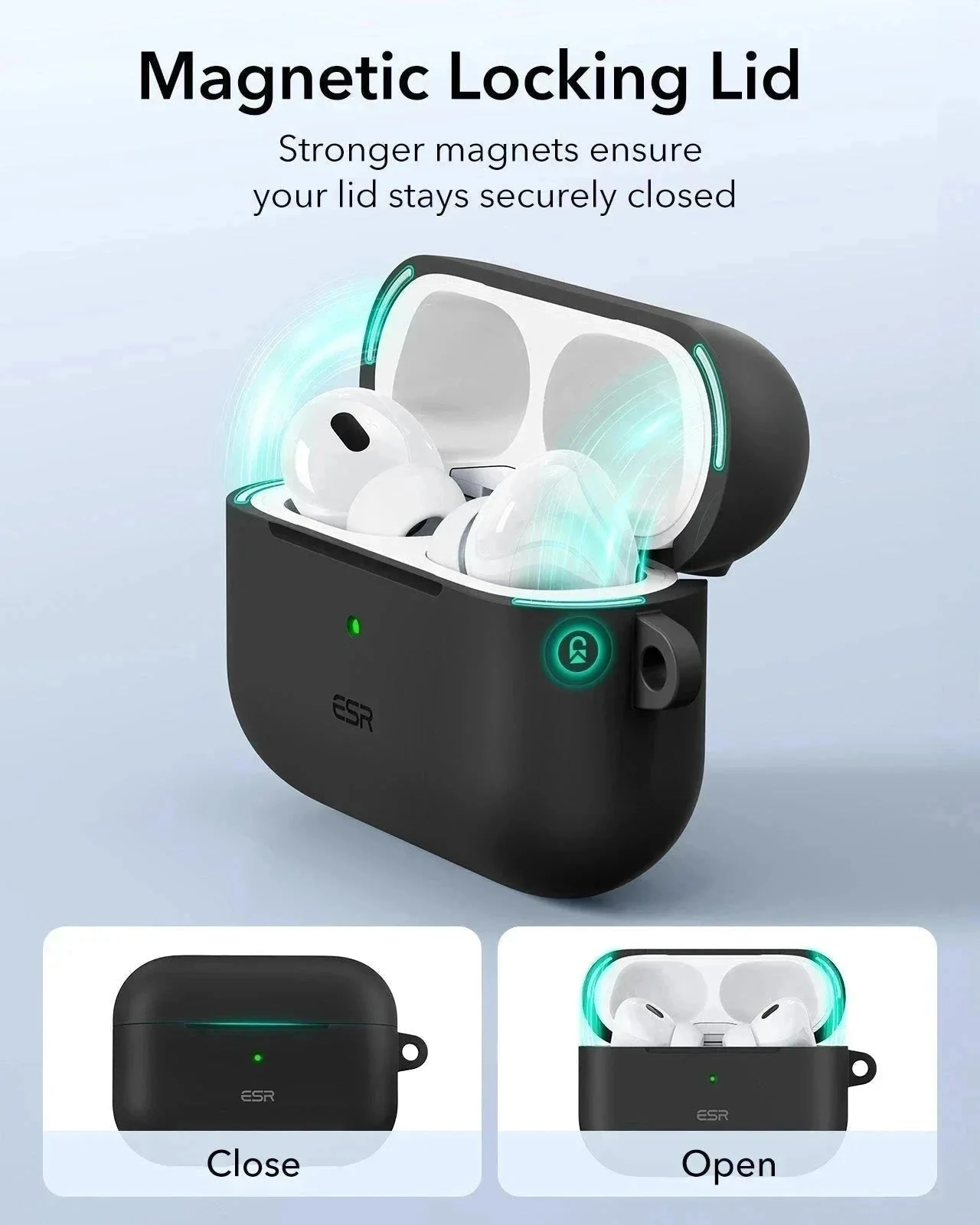 AirPods Pro (2023/2022/2019) Cloud Soft Case (HaloLock) - Brilliant White - Image 4