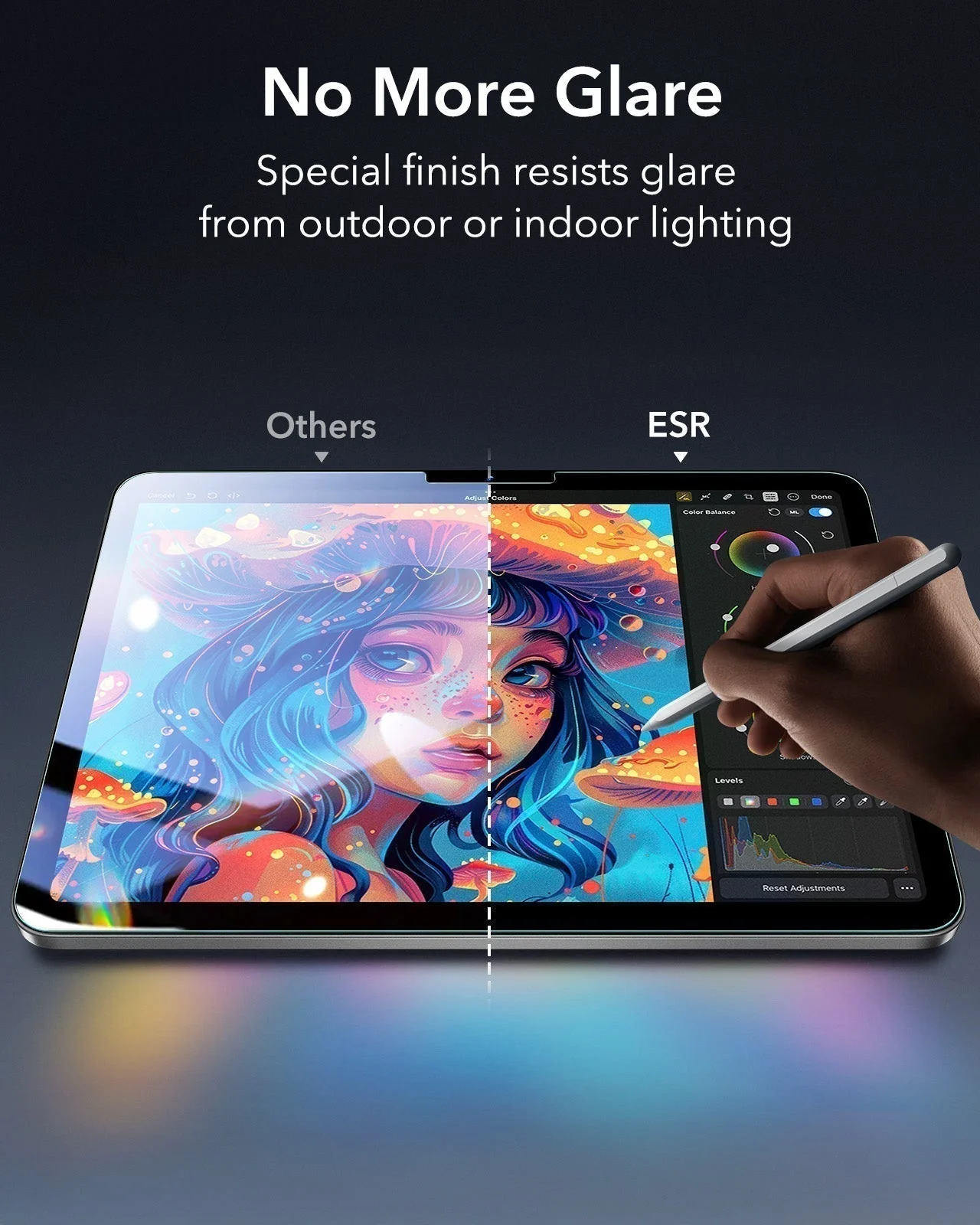 iPad Air 11" (2025) UltraFit Armorite® Paper-Feel Screen Protector – 2 Pack - Image 8