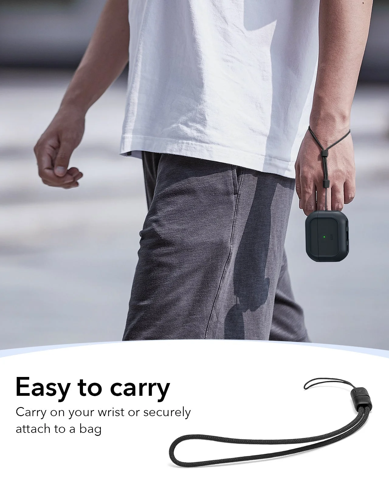 25W CryoBoost 3-in-1 Magnetic Charger (Qi2) and AirPods Pro 3 Orbit Hybrid Case Bundle - US Plug–Black - Image 17