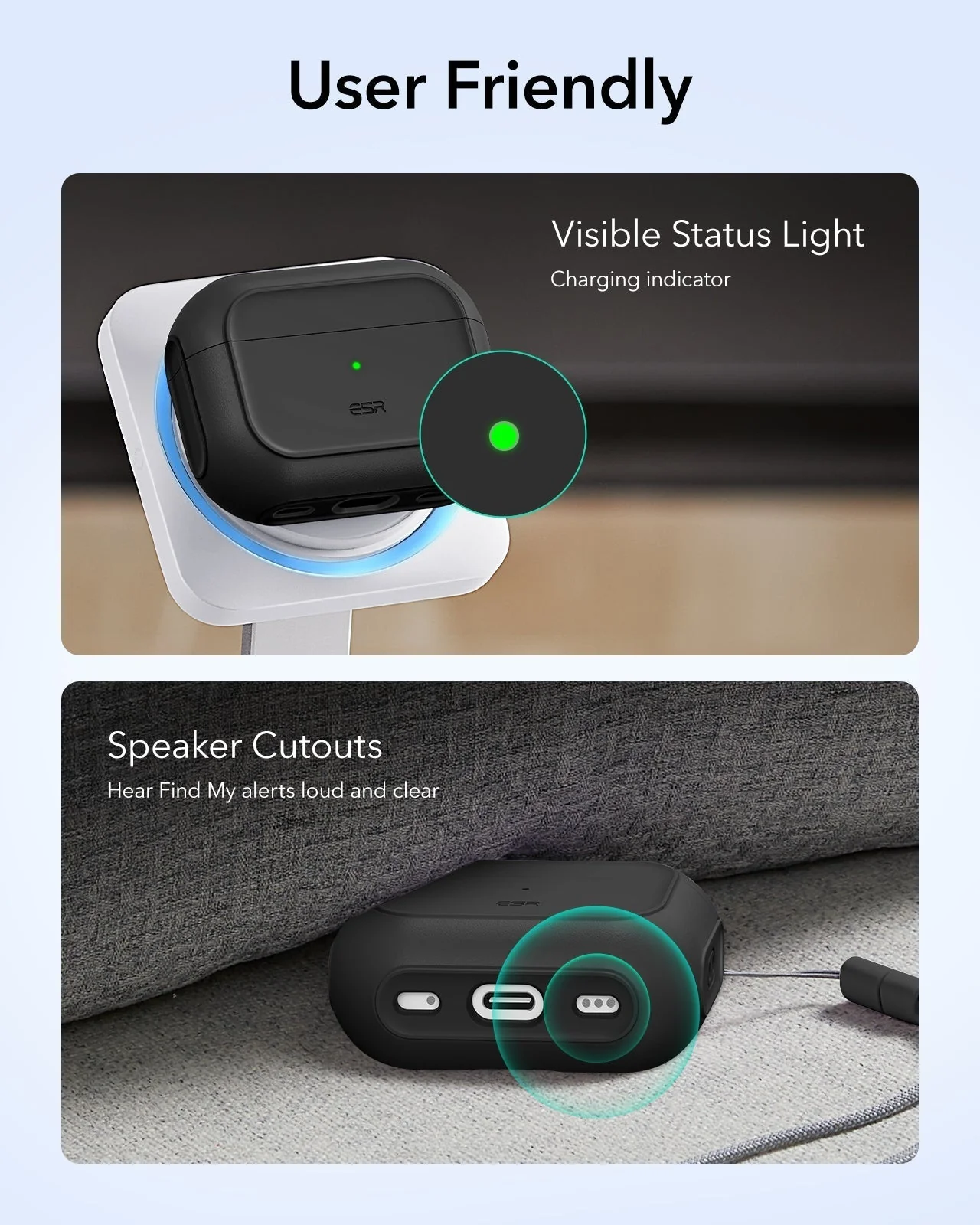 25W CryoBoost 3-in-1 Magnetic Charger (Qi2) and AirPods Pro 3 Orbit Hybrid Case Bundle - US Plug–Black - Image 18