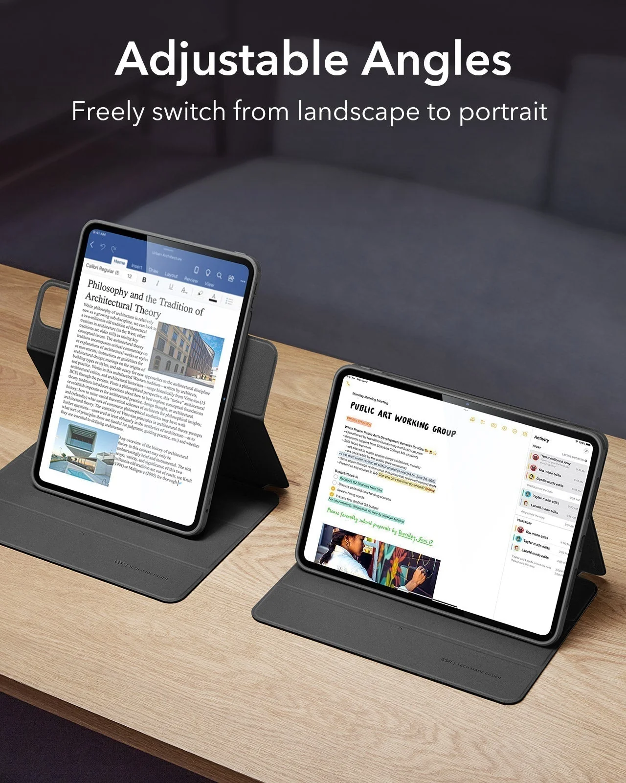 iPad Pro 13ʺ (2025) Rebound Hybrid Case 360 - Black - Image 5