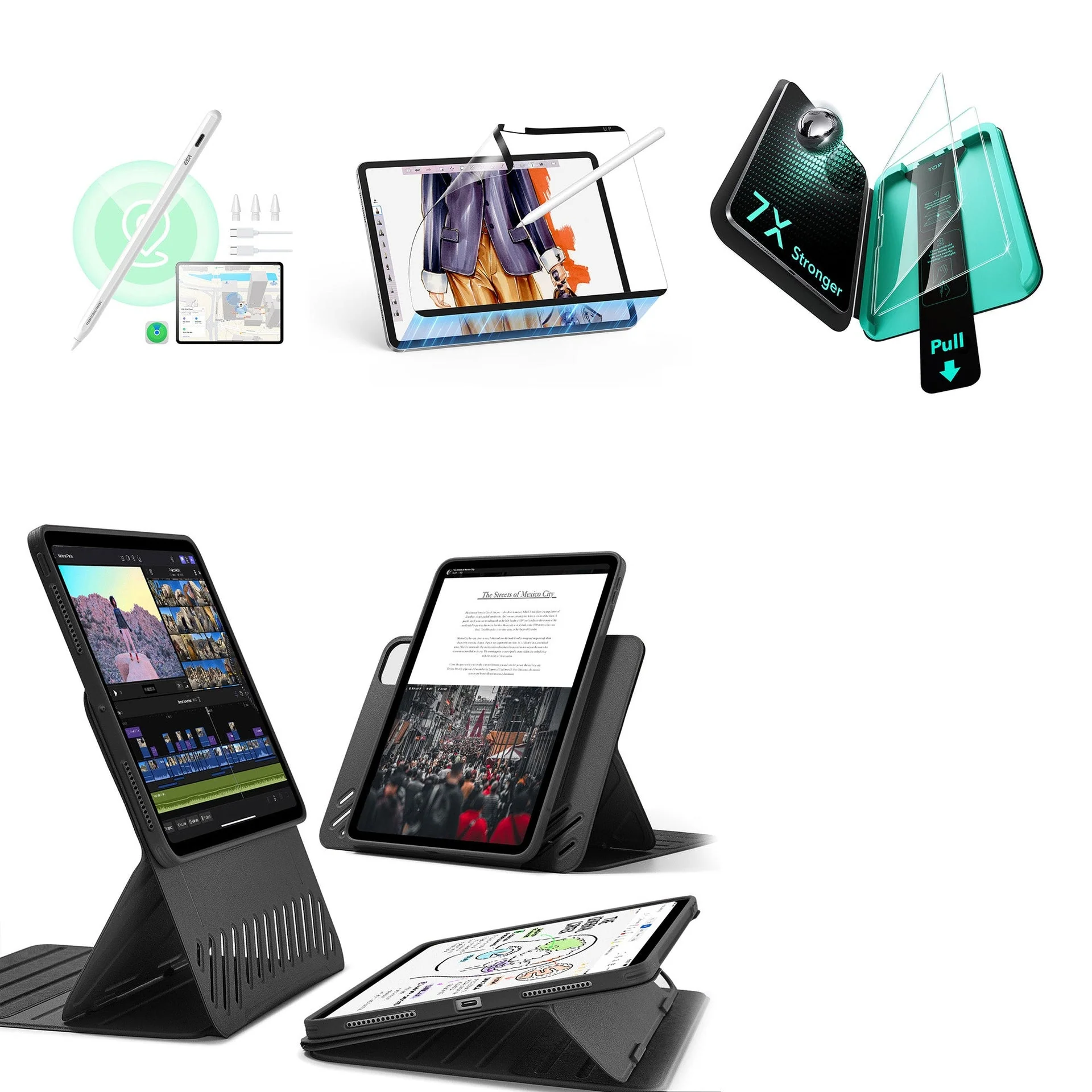 iPad Pro 13ʺ (2025) Shift Transformation with Digital Pencil Bundle - Black
