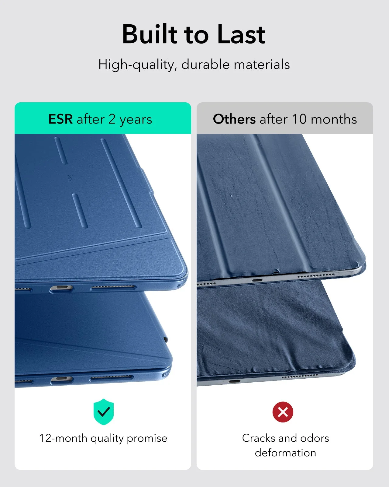 iPad Pro 13" (2024) Flip Magnetic Case with Pencil Holder - Navy Blue - Image 8