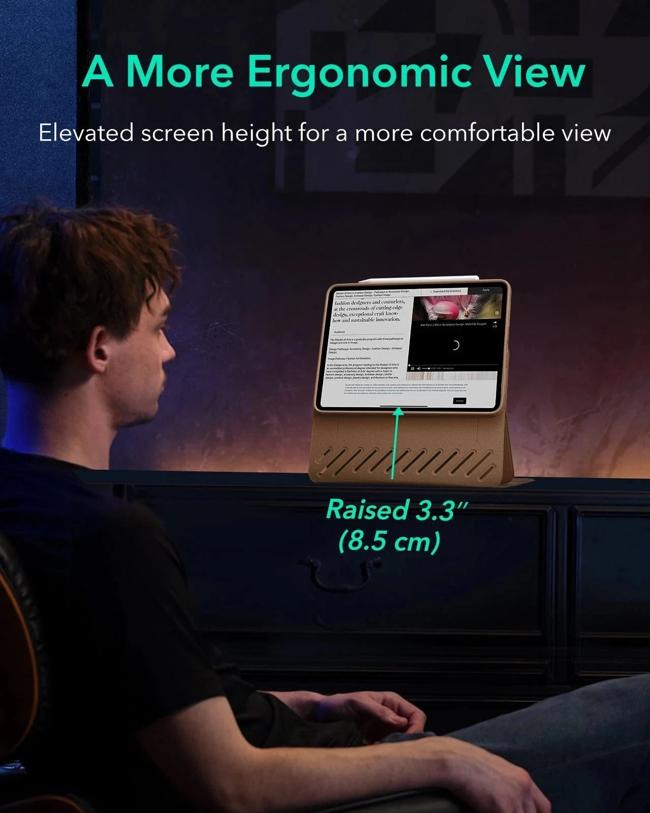 iPad Pro 11ʺ (2025) Shift Transformation with Digital Pencil Bundle - Brown - Image 4