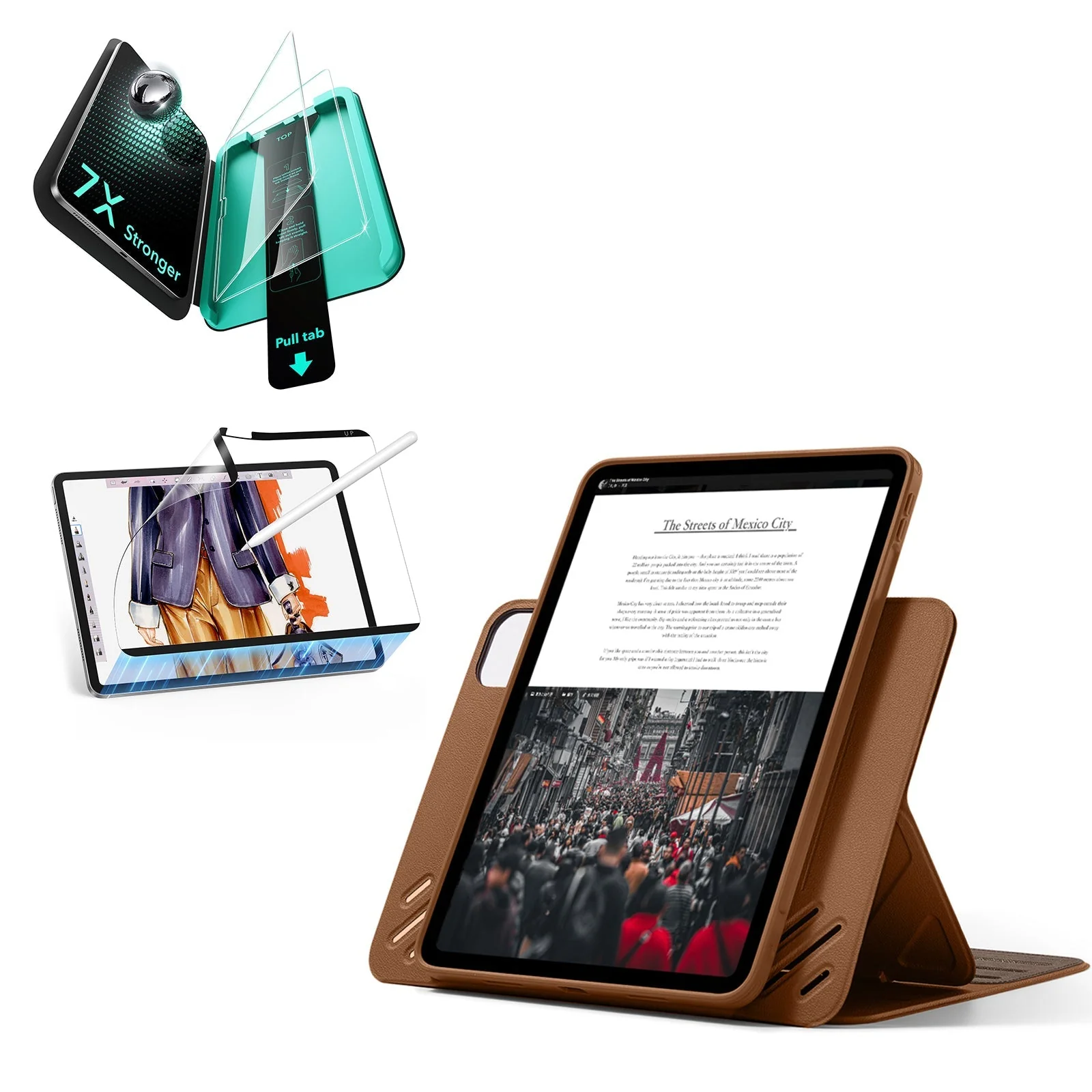 iPad Pro 11" (2025) Shift Transformation Bundle - Brown