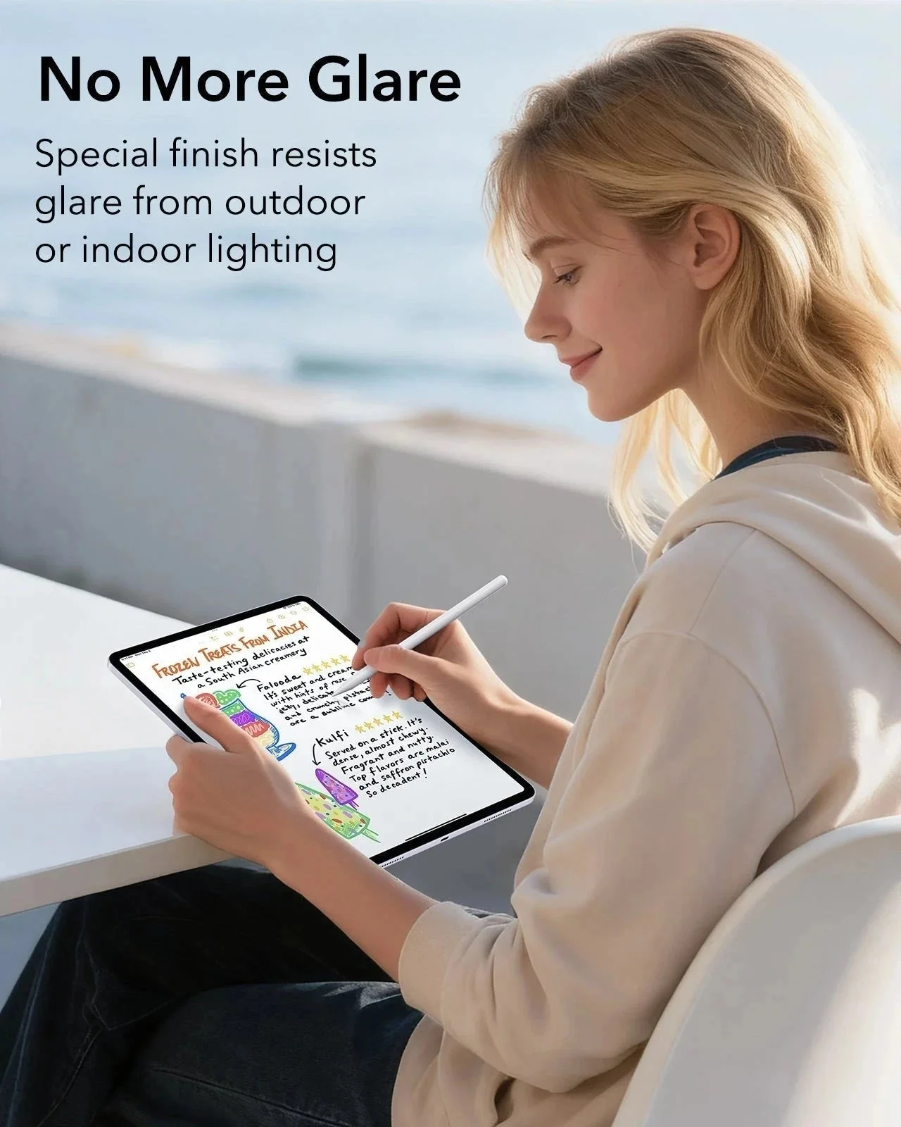 iPad Air 11" (2025) UltraFit Classic Paper-Feel Screen Protector – 2 Pack - Image 8