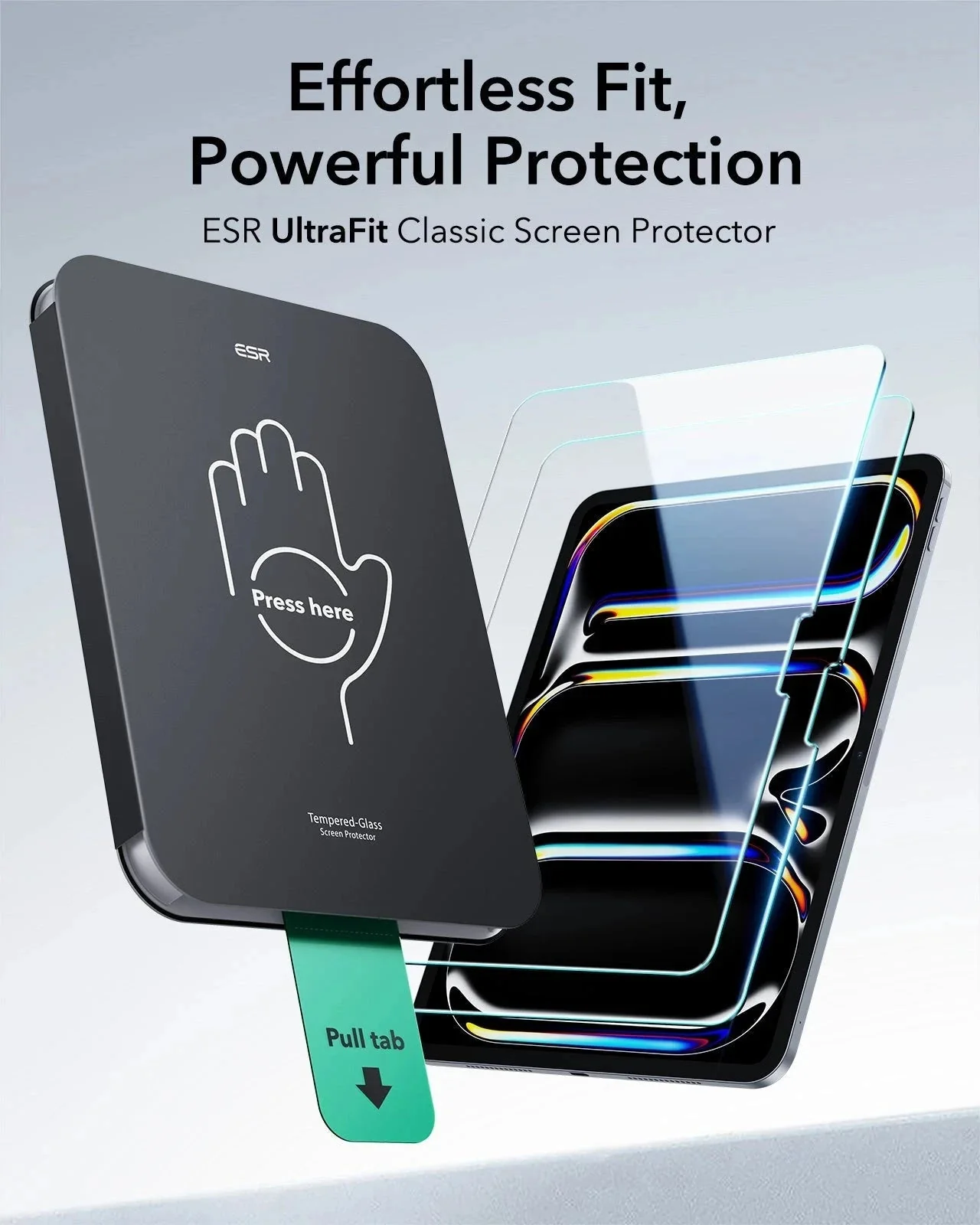 iPad Pro 11" (2024) UltraFit Classic Screen Protector – 2 Pack - Image 3