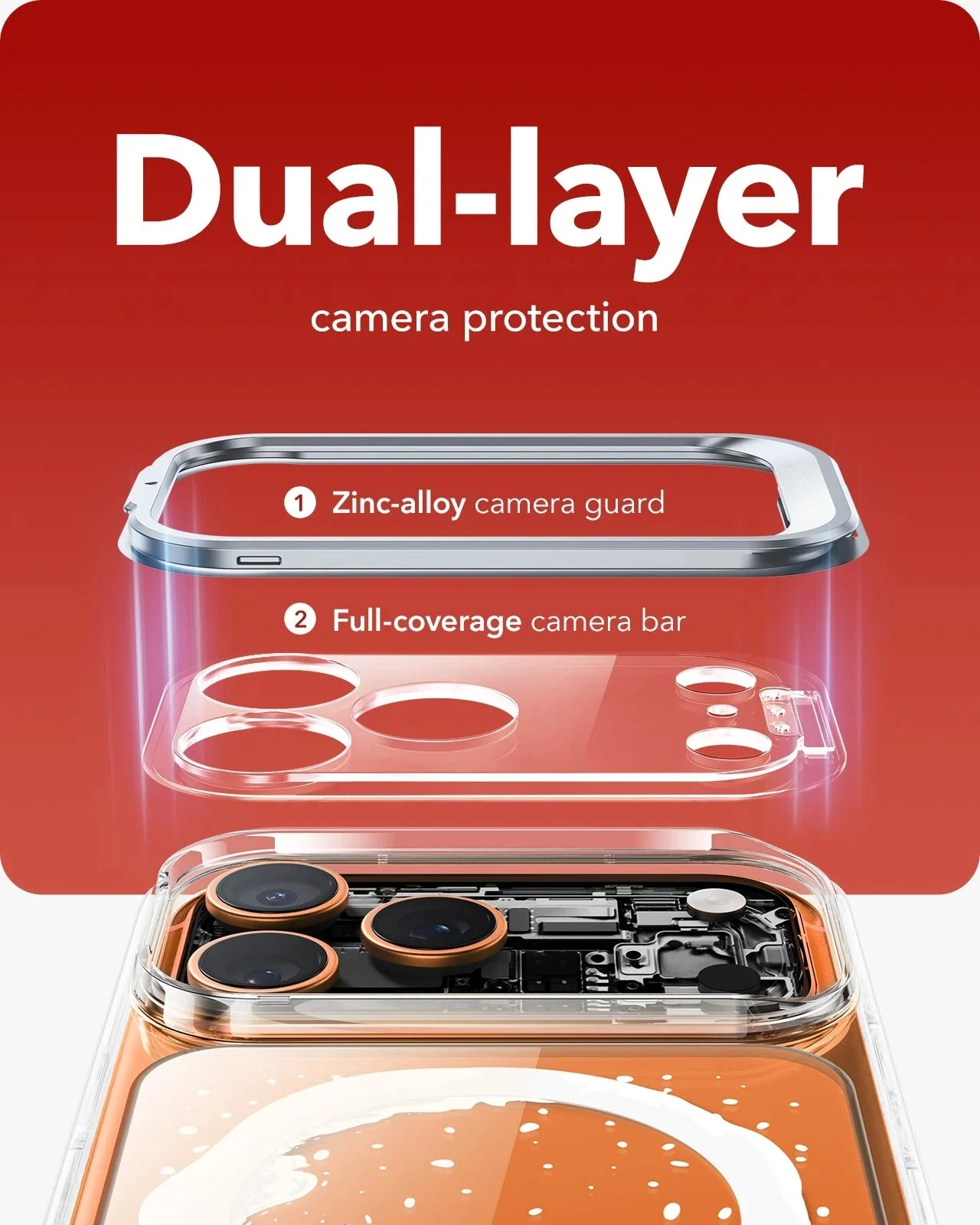 iPhone 17 Pro Max Classic Hybrid Magnetic Case (Camera Control, Stash Stand) - Santa Skater - Image 4