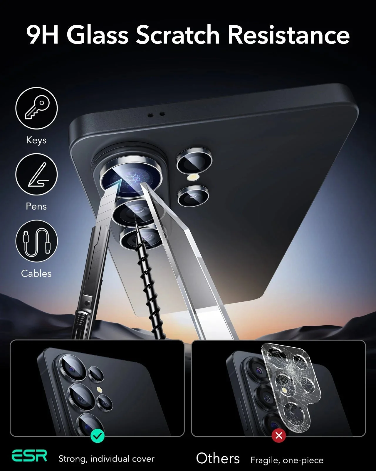 Galaxy S26 Ultra Armorite® Camera Lens Protector - Clear - Image 5