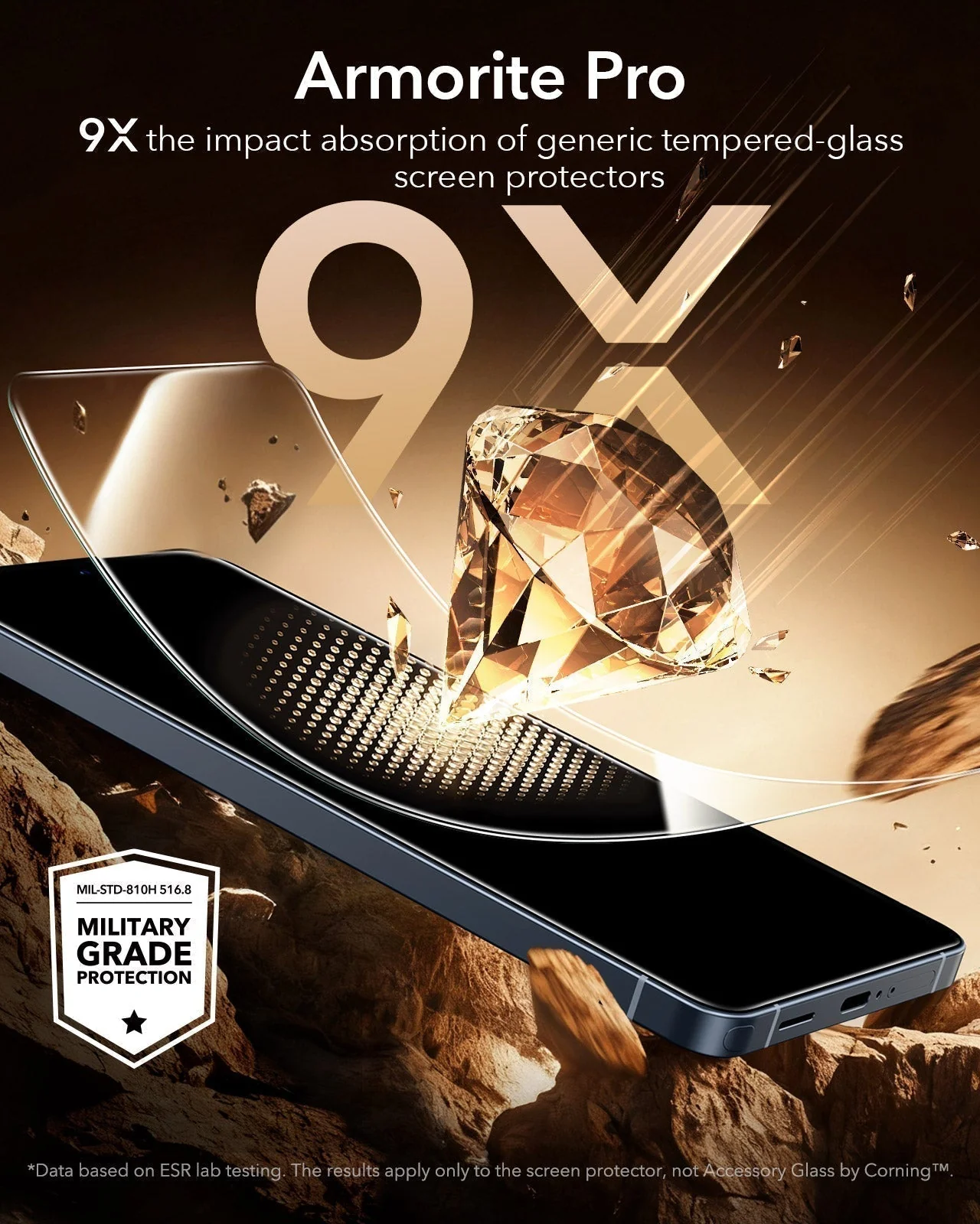 Galaxy S26 Ultra Bundle Classic Hybrid Magnetic Case and Armorite® Pro Screen Protector - Clear - Image 8