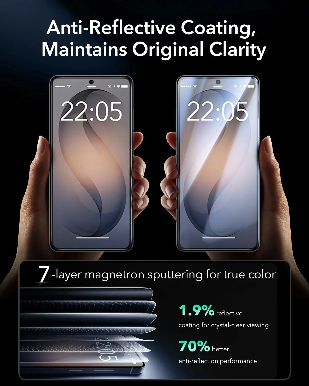 Galaxy S26 Ultra Bundle Classic Hybrid Magnetic Case (Stash Stand) and Armorite® Screen Protector - Clear - Image 10