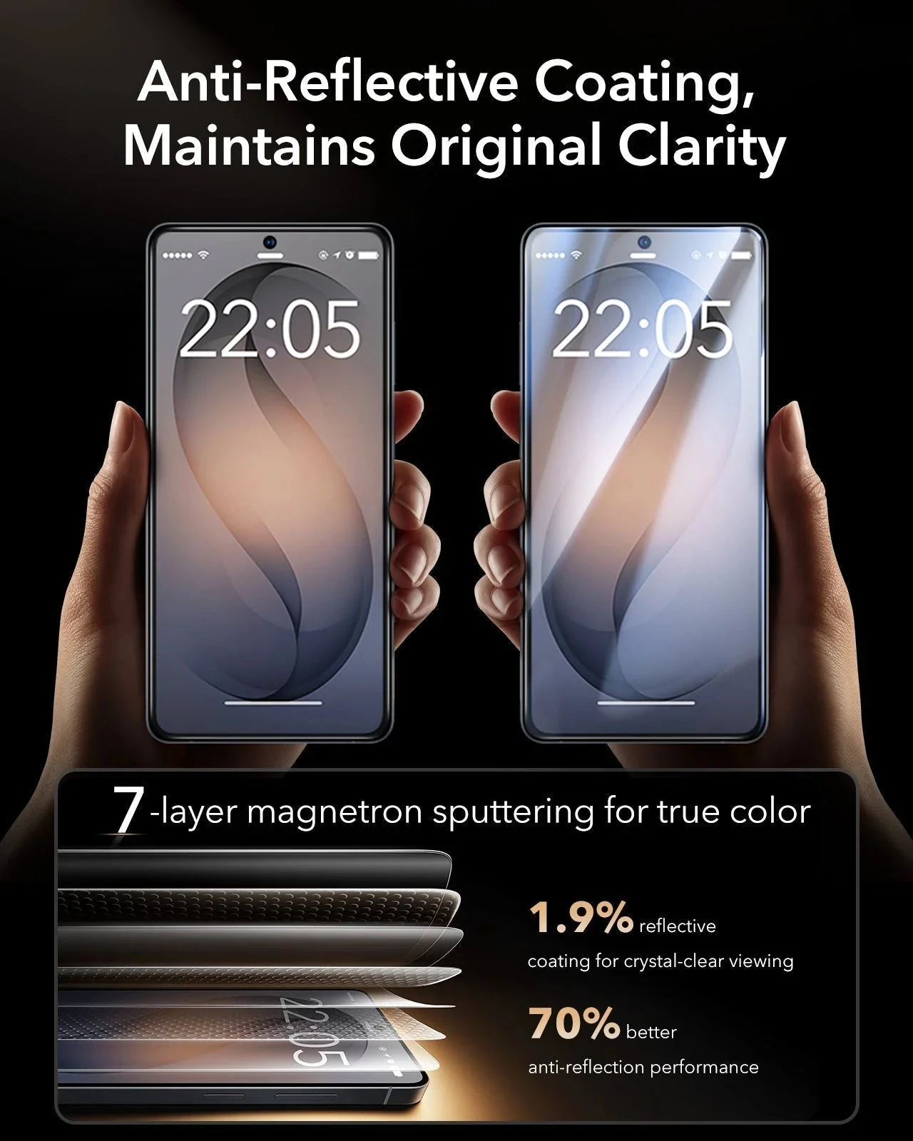 Galaxy S26 Ultra Bundle Classic Hybrid Magnetic Case and Armorite® Pro Screen Protector - Clear Grey - Image 10
