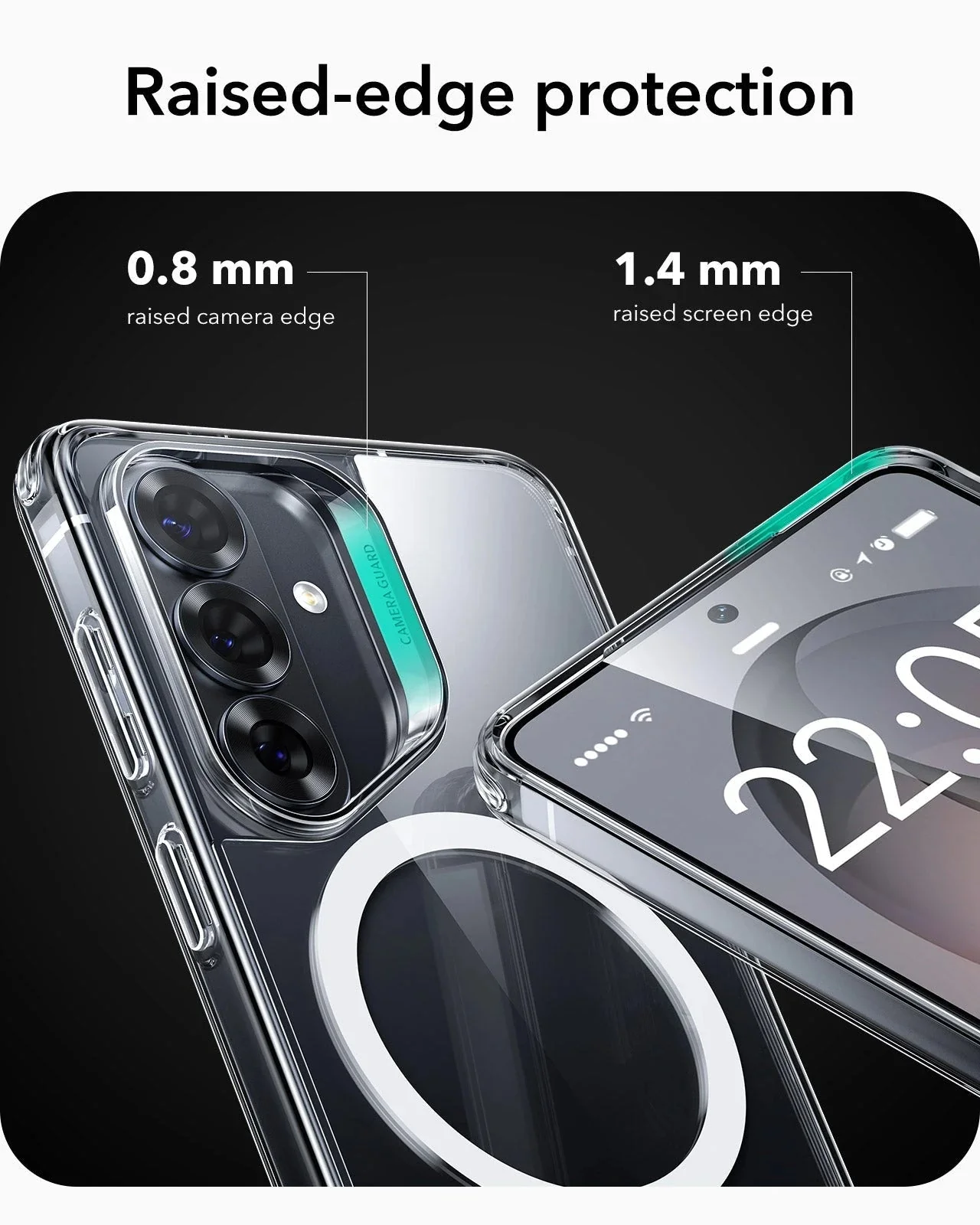 Galaxy S26 Classic Hybrid Magnetic Case - Clear - Image 4
