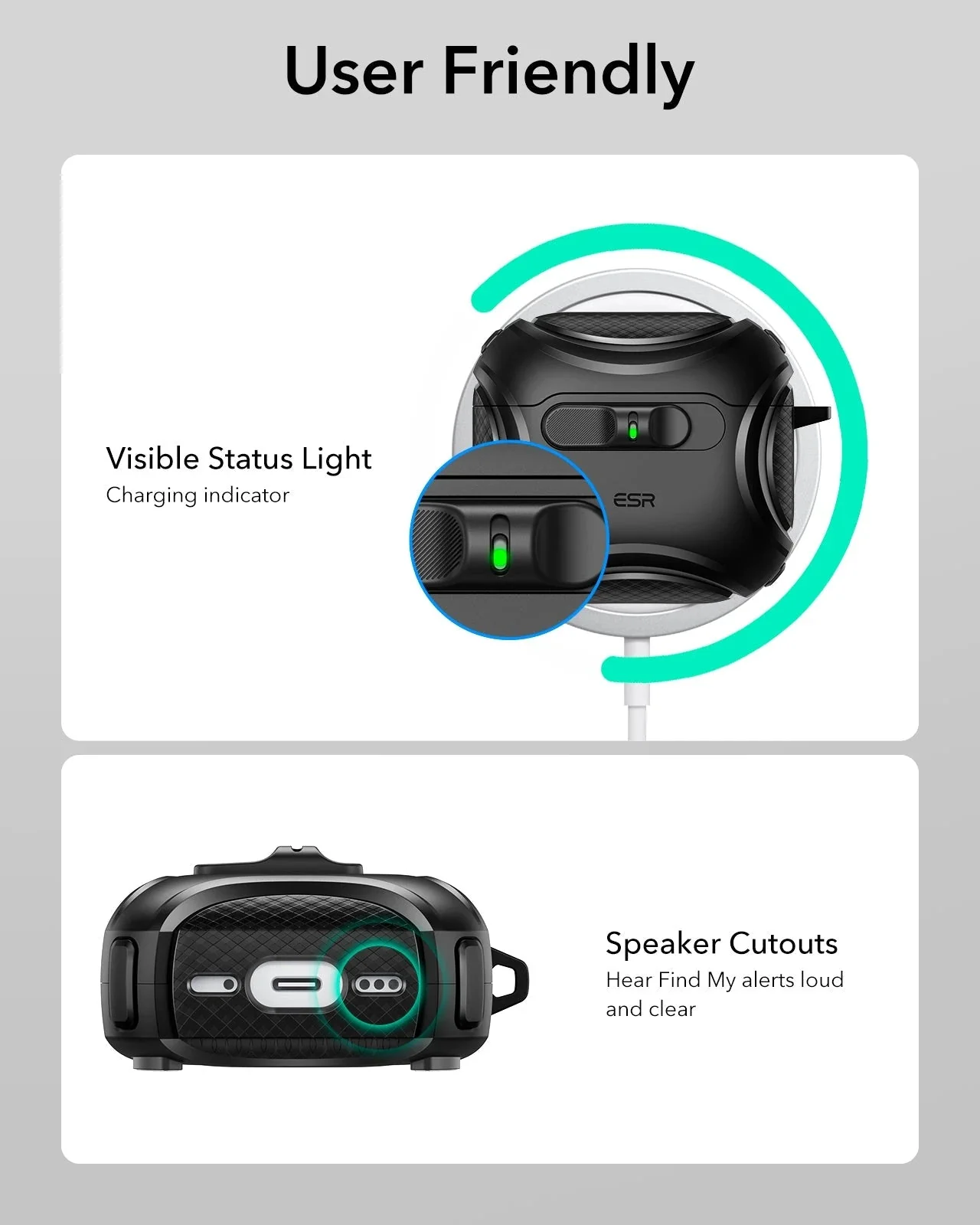 Cyber FlickLock Snap-and-Charge Bundle for AirPods 4 - Silver - Image 10