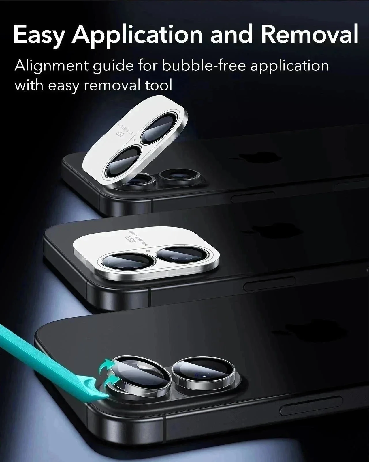 iPhone 17 Bundle Cyber Tough Magnetic Case (Camera Control, Stash Stand) and Armorite Screen Protector - Black - Image 12