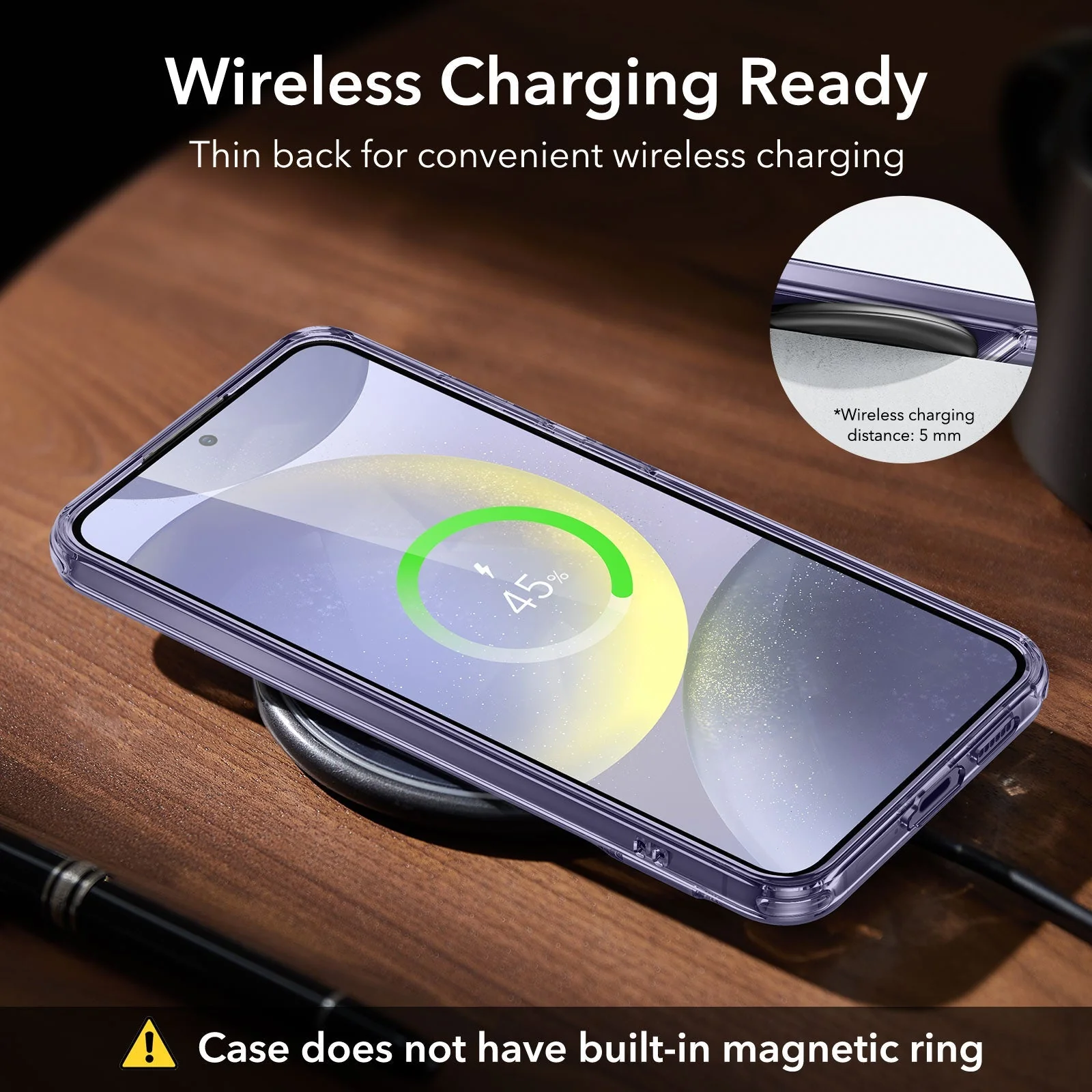 Galaxy S24 Boost Kickstand Case - Clear Purple - Image 7