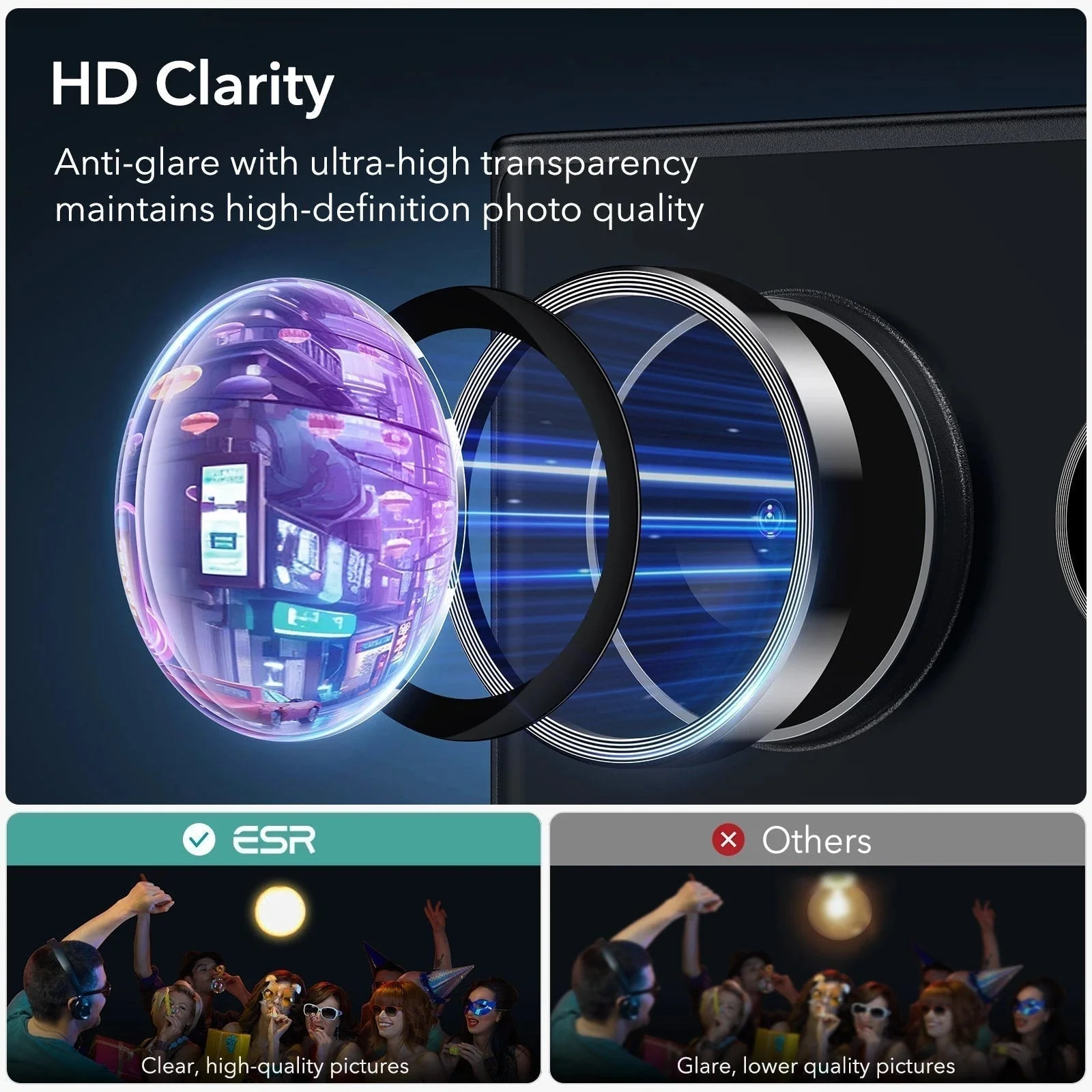Galaxy S24 Ultra Armorite Camera Lens Protectors - Silver - Image 3