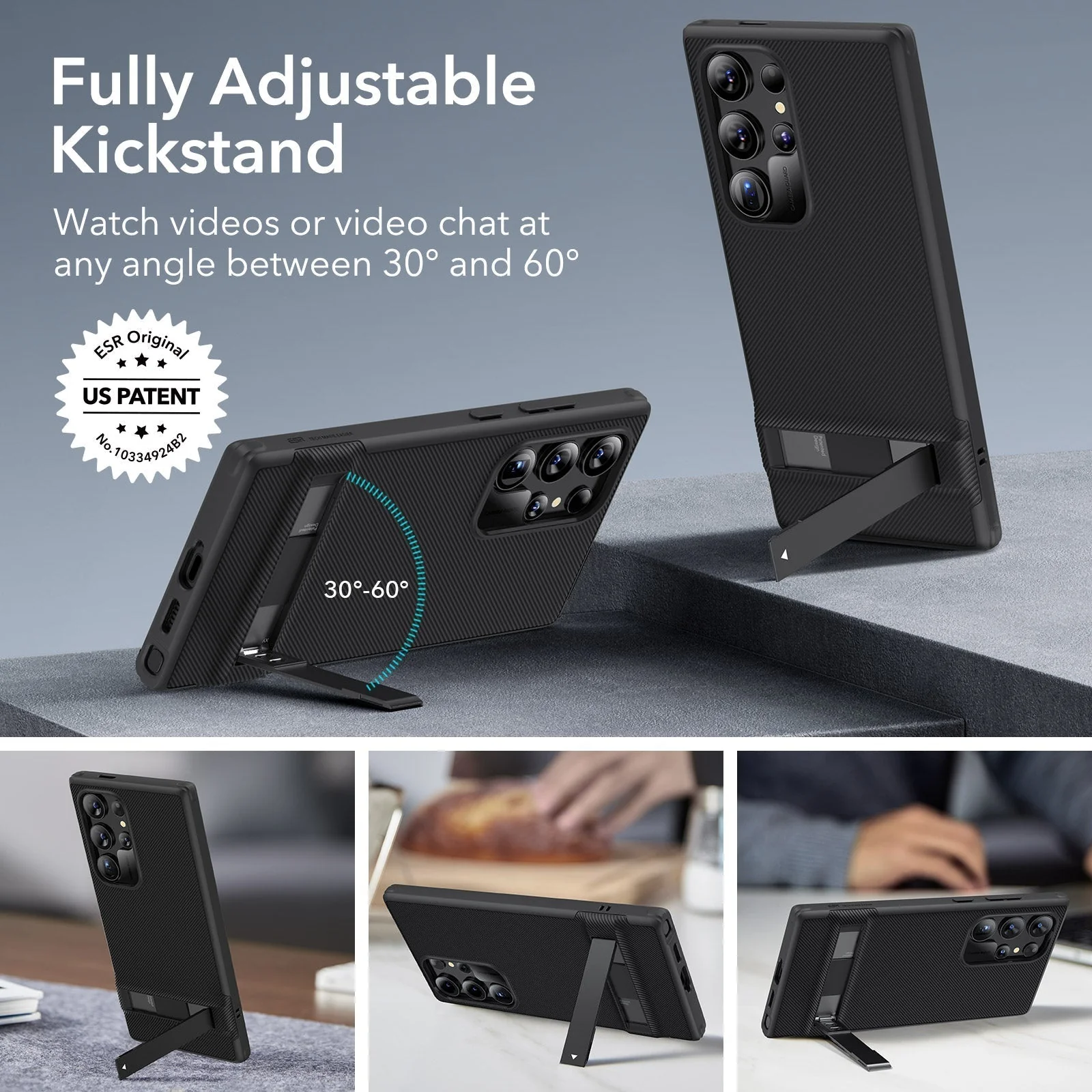 Galaxy S24 Ultra Boost Kickstand Case - Clear - Image 2