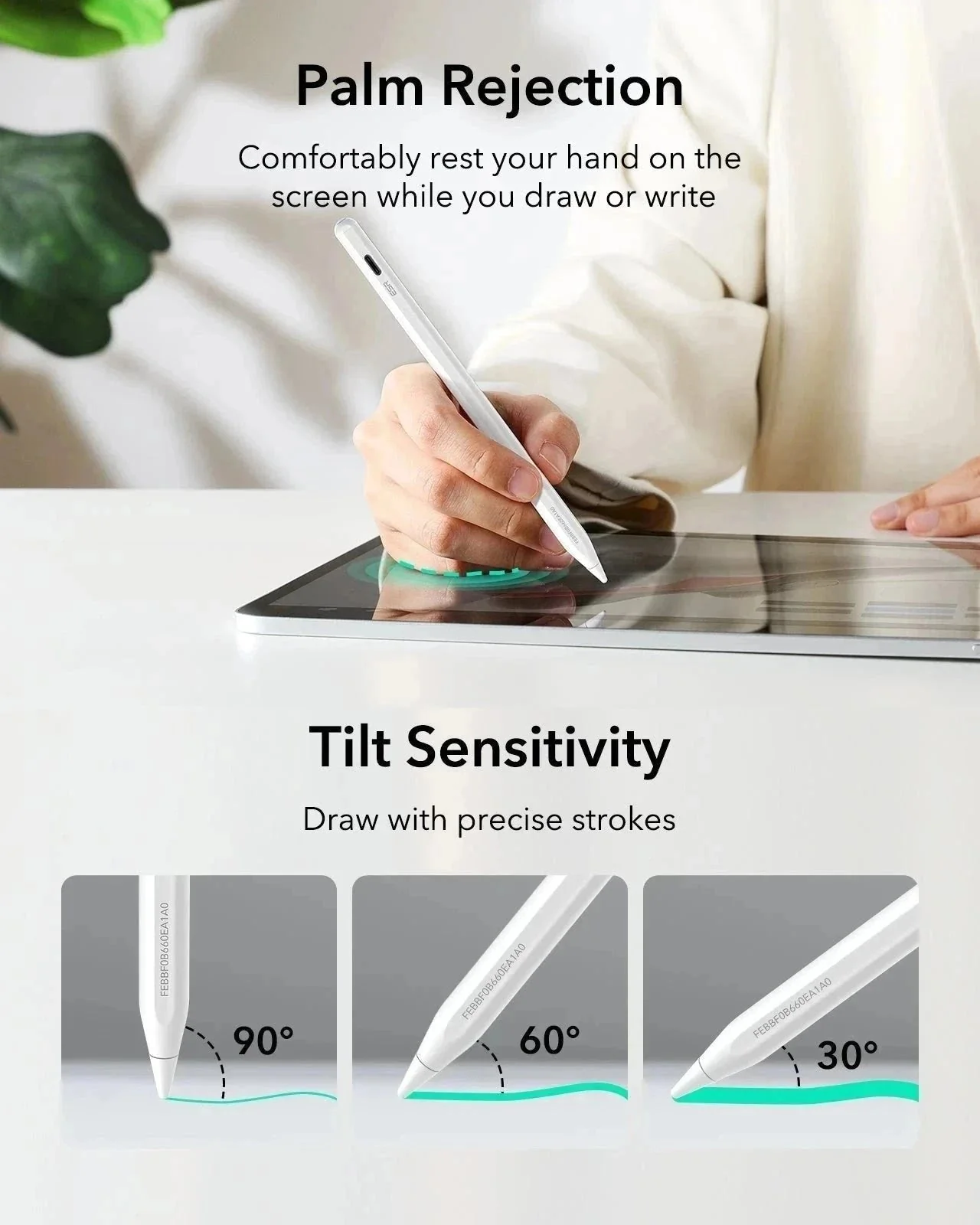 Geo Digital Pencil with Built-in Find My - White - Image 8