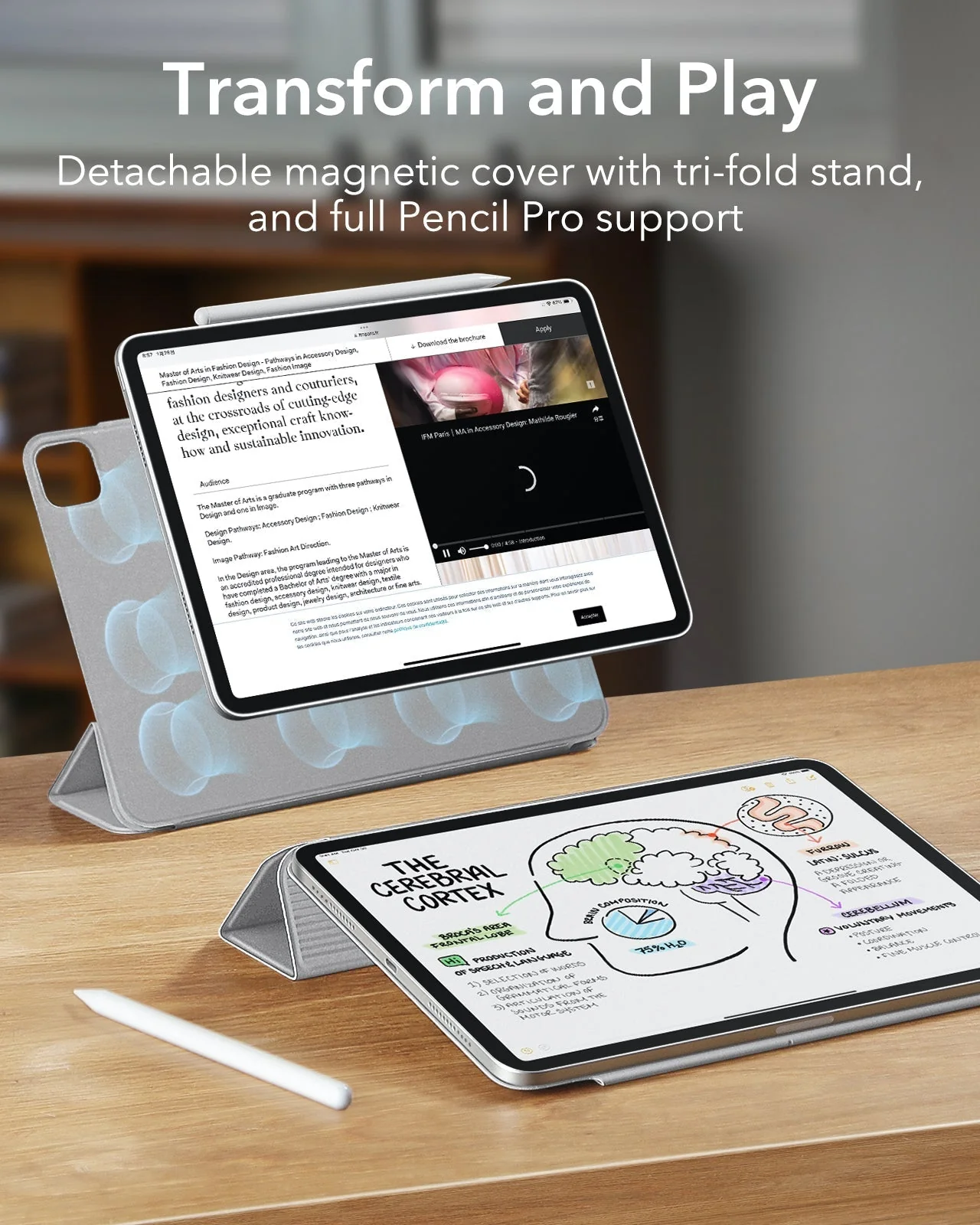 iPad Pro 13ʺ (2025) Rebound Protection Bundle - Grey - Image 7