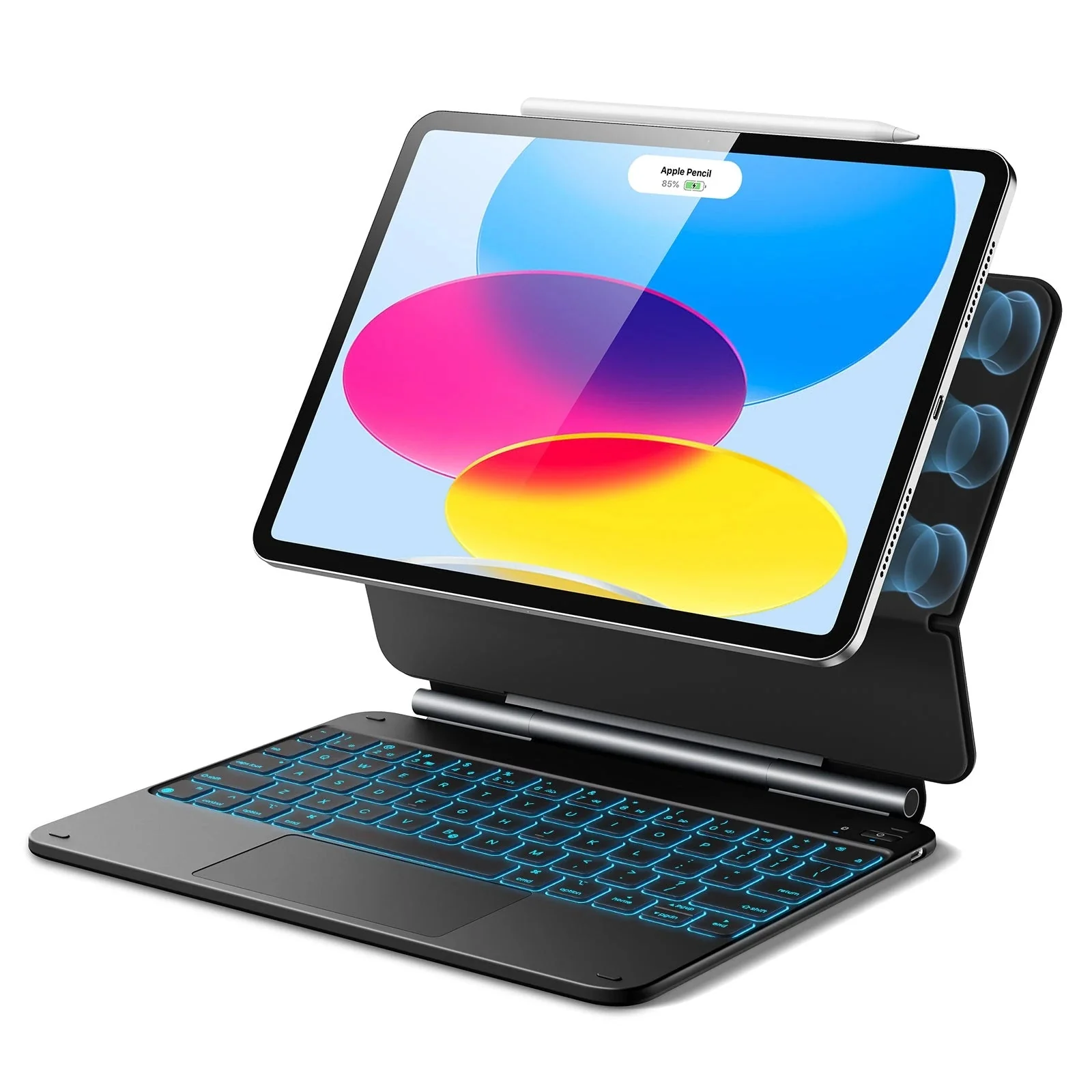 iPad 10th Generation Rebound Magnetic Keyboard Case - UK Layout-Black