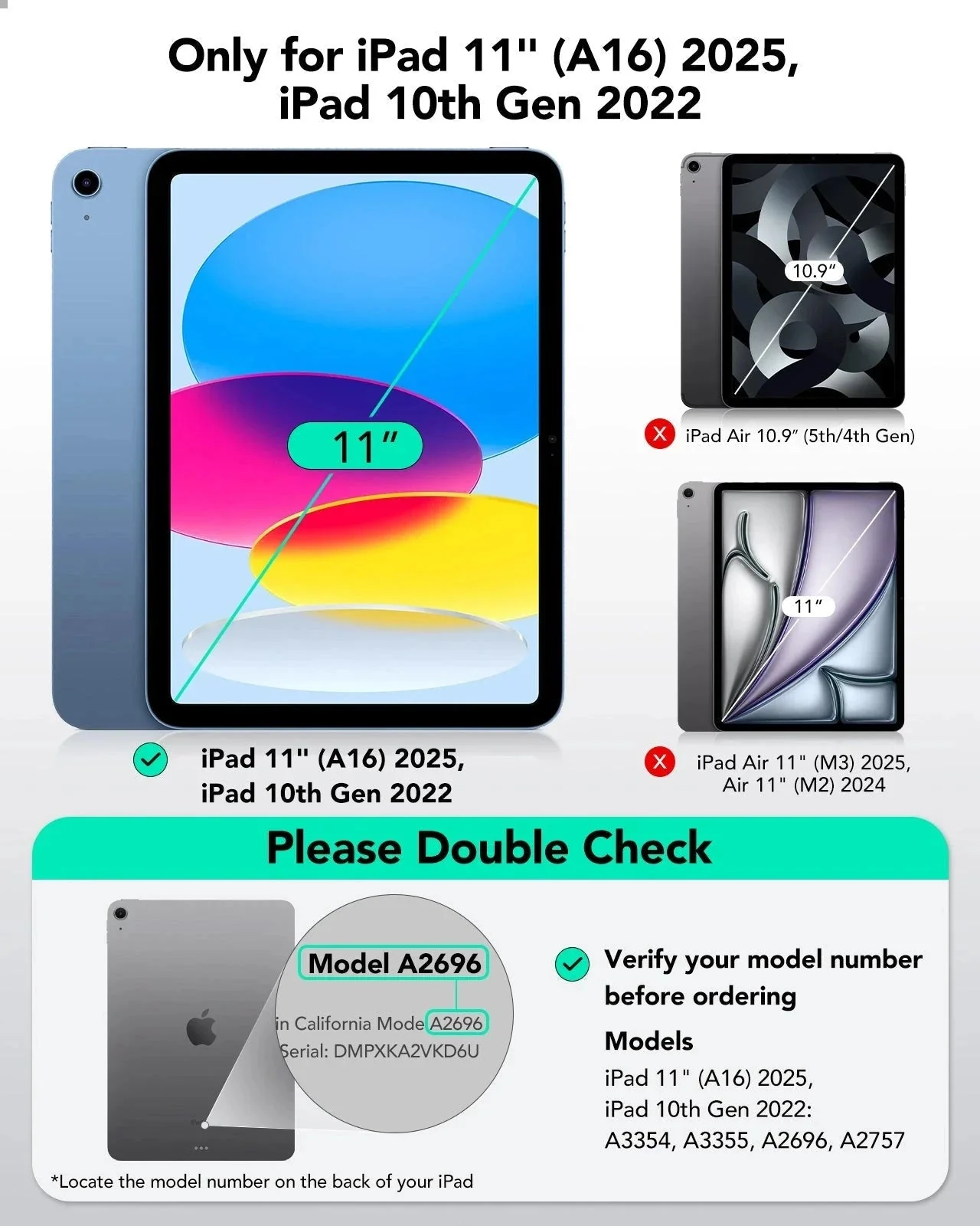 iPad 11" (A16, 2025) Shift Magnetic Case - Navy Blue - Image 2