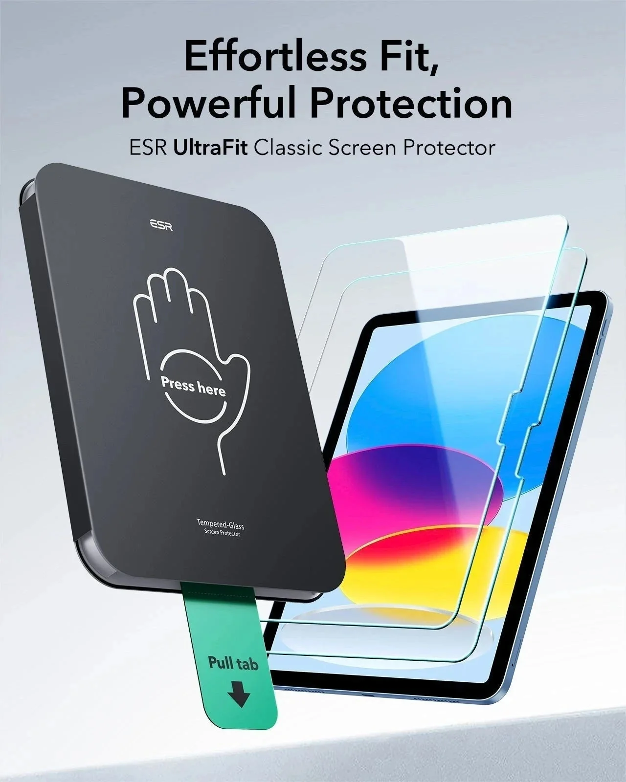 iPad 11" (A16, 2025) UltraFit Classic Screen Protector - 2 Pack - Image 4