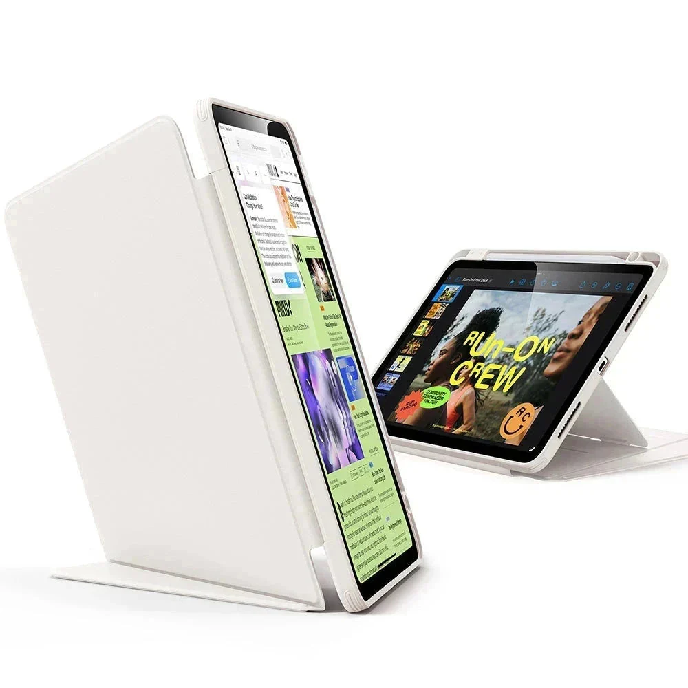 iPad Air 11" (2025) Flip Magnetic Case with Pencil Holder - Starlight - Image 3