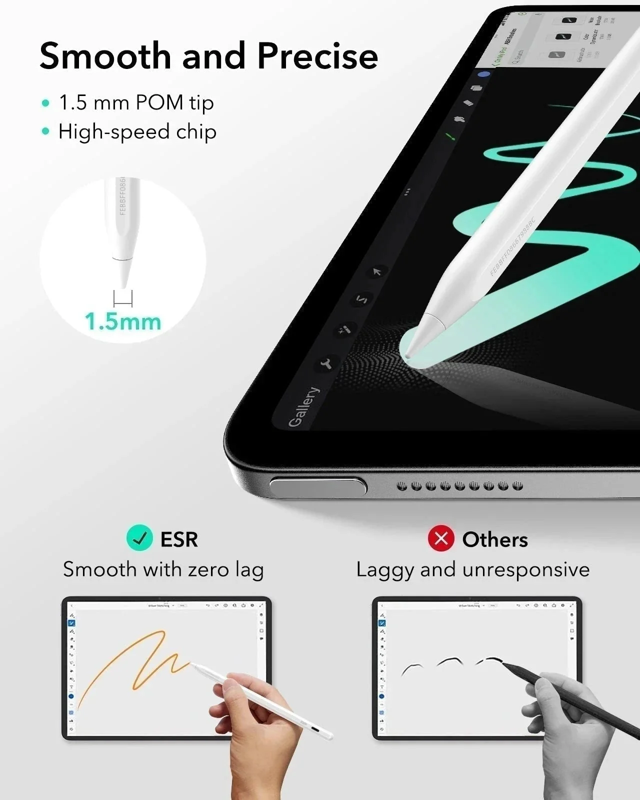iPad Air 11” (2025) Rebound Magnetic Keyboard Case 360 Pencil Bundle-UK Layout-Black - Image 12
