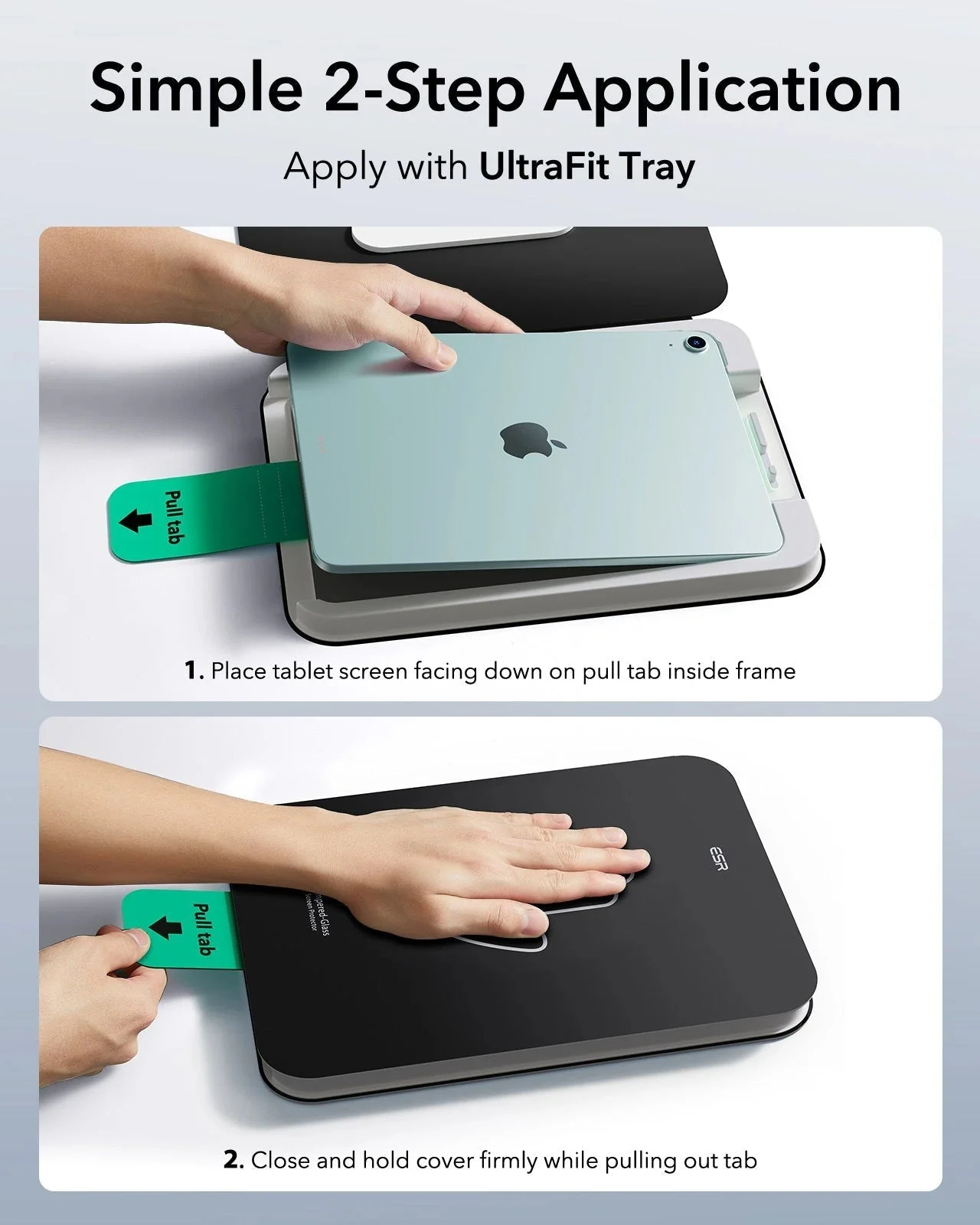 iPad Air 11" (2025) UltraFit Classic Screen Protector - 2 Pack - Image 4