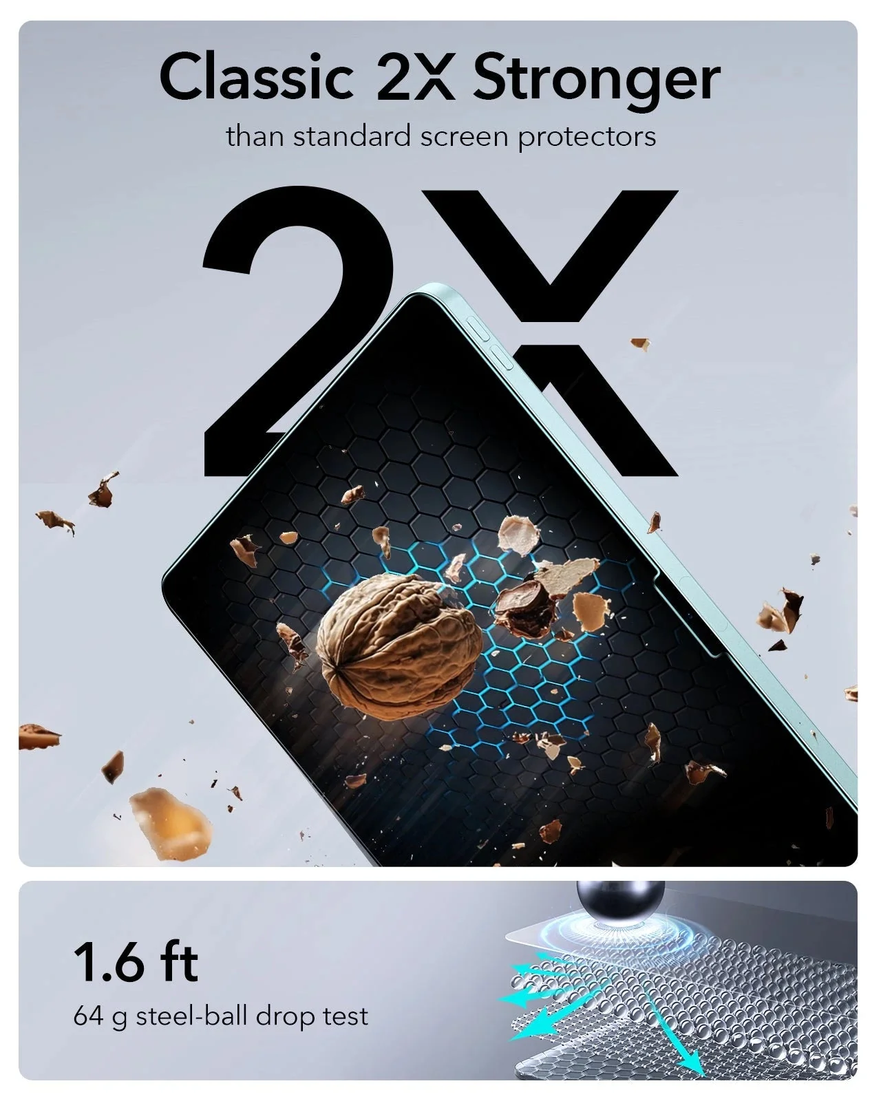 iPad Air 11" (M4) 2026 UltraFit Classic Screen Protector - 2 Pack - Image 5