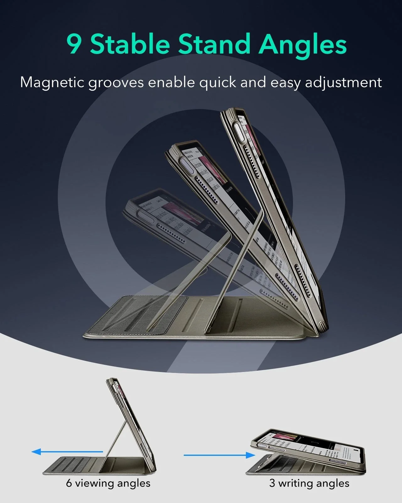 iPad Air 13ʺ (2024) Shift Magnetic Case - Titanium - Image 4