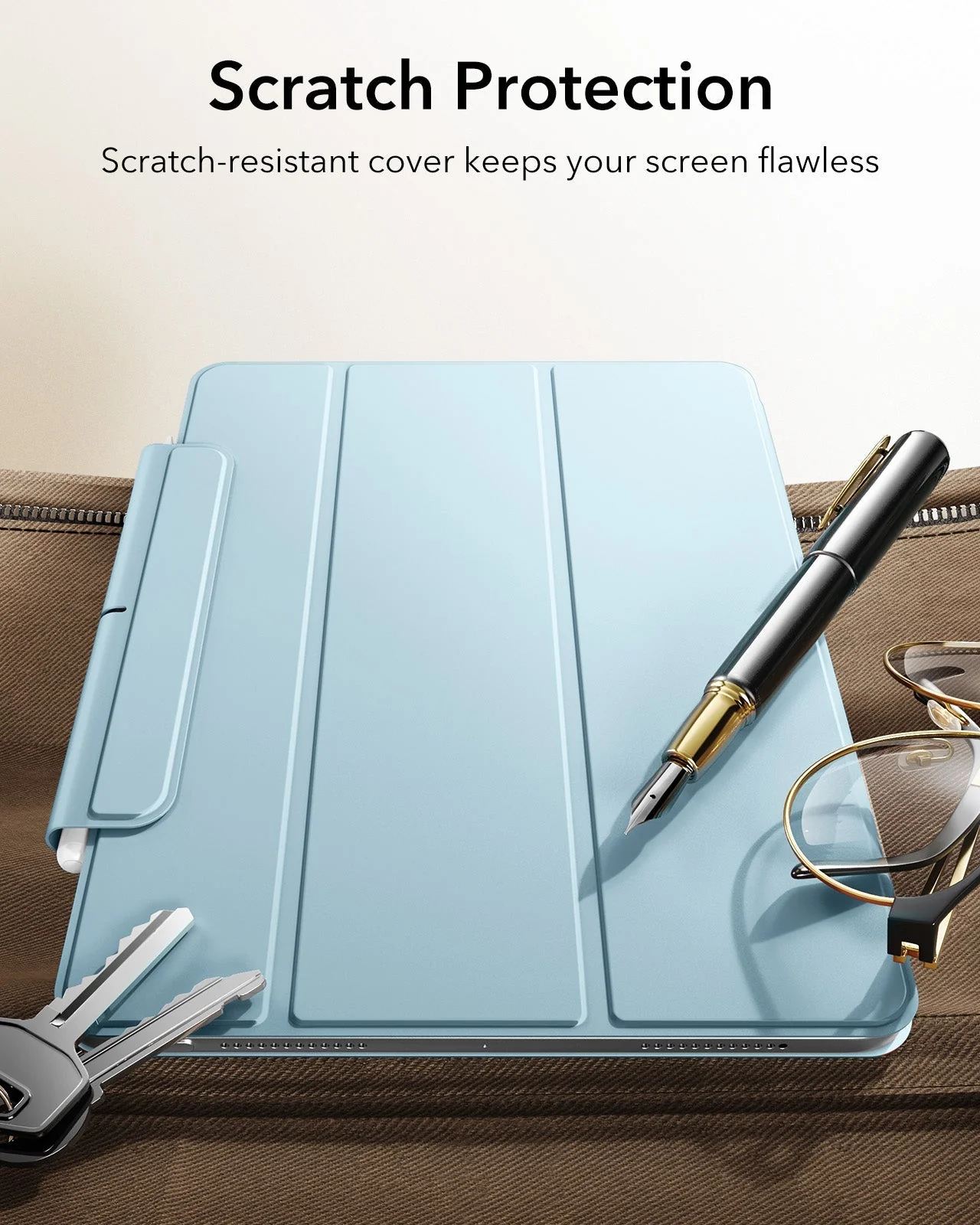 iPad Air 13" (2025) Rebound Magnetic Case - Light Blue - Image 9