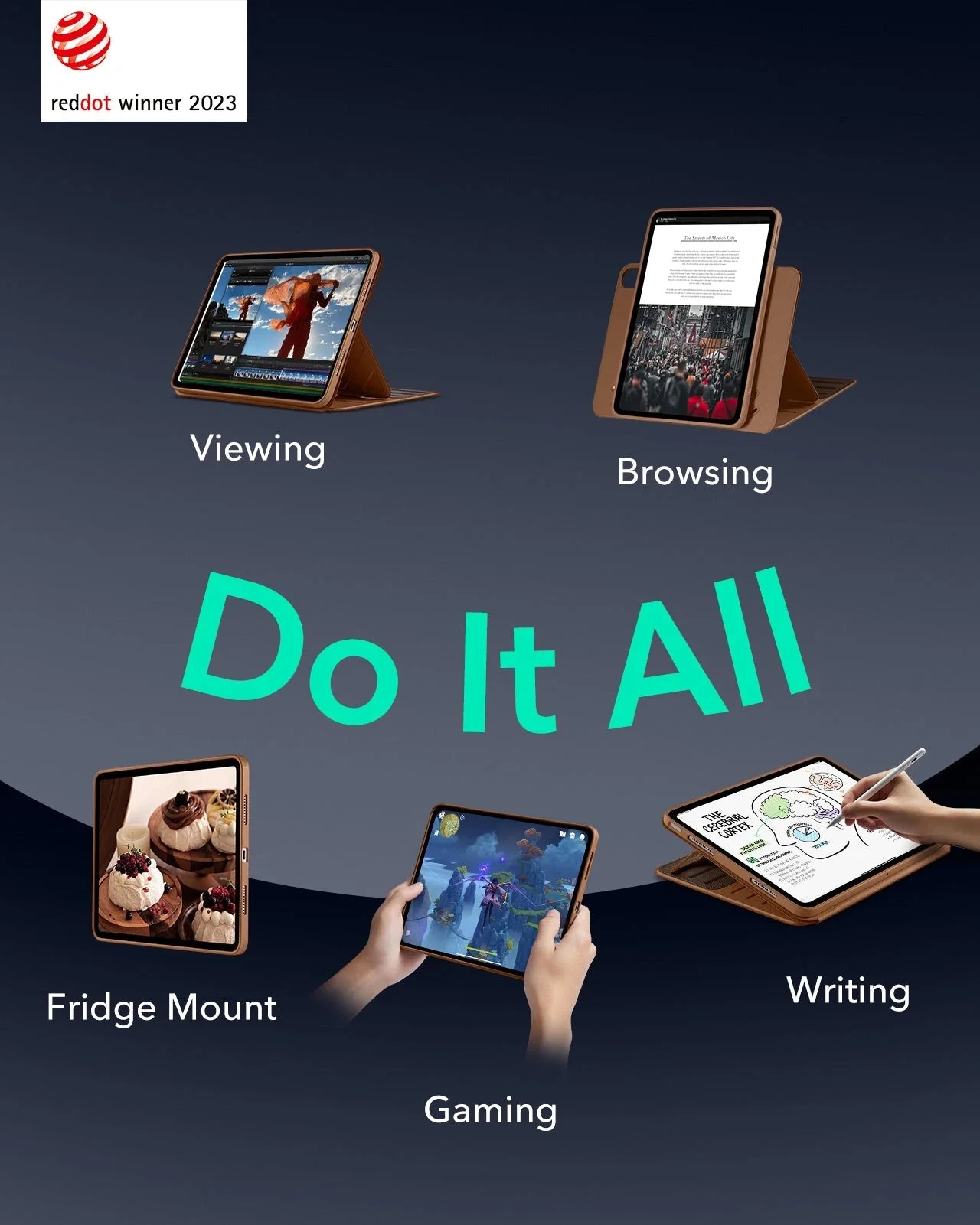 iPad Air 13″ (2025) Shift Transformation Bundle - Brown - Image 4