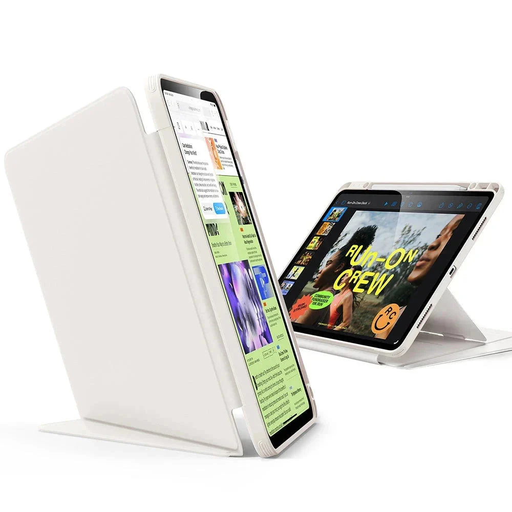 iPad Air 13" (M3) 2025 Bundle Flip Magnetic Case with Geo Digital Pencil- Starlight - Image 3