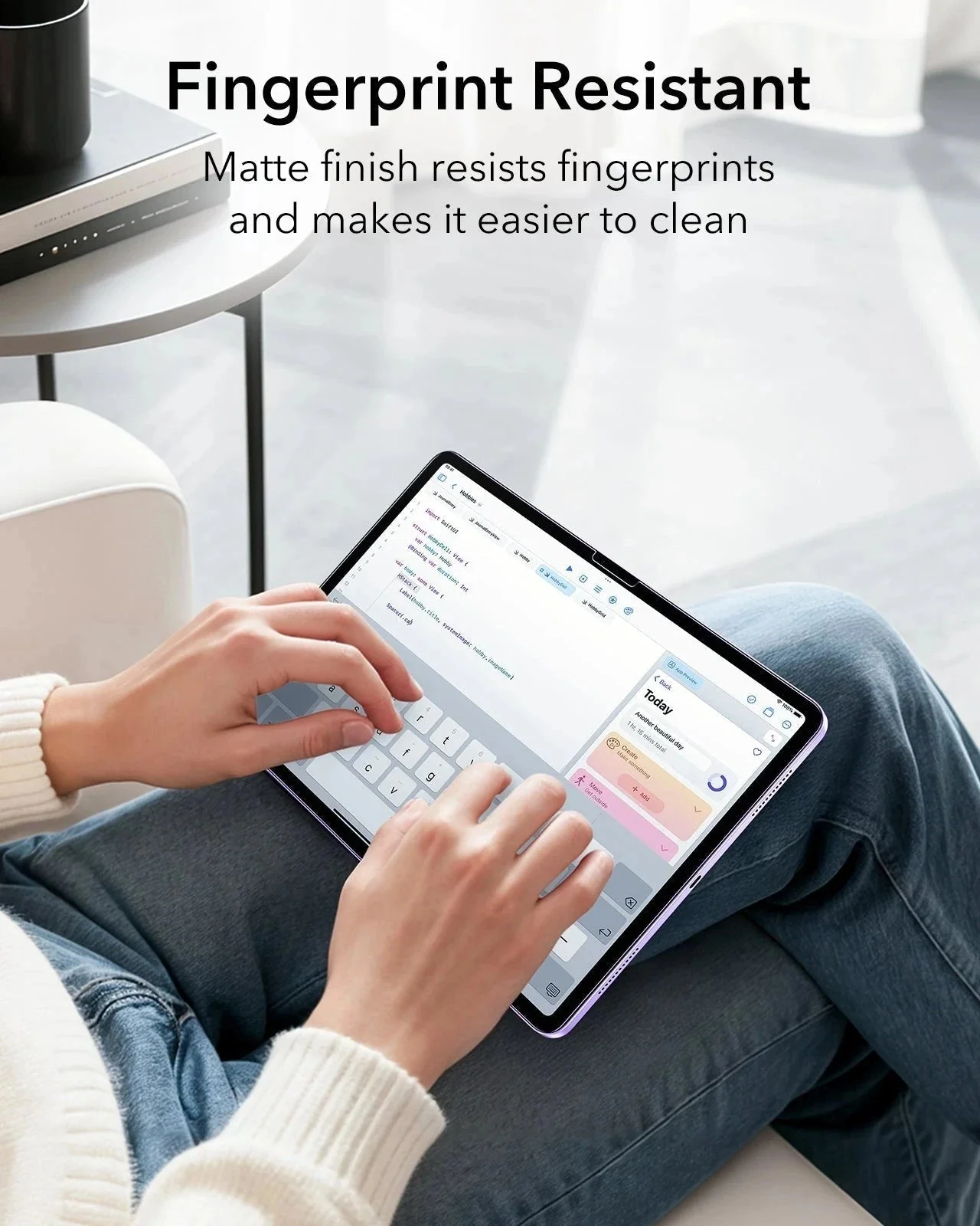 iPad Air 13" (2024) UltraFit Classic Paper-Feel Screen Protector – 2 Pack - Image 8