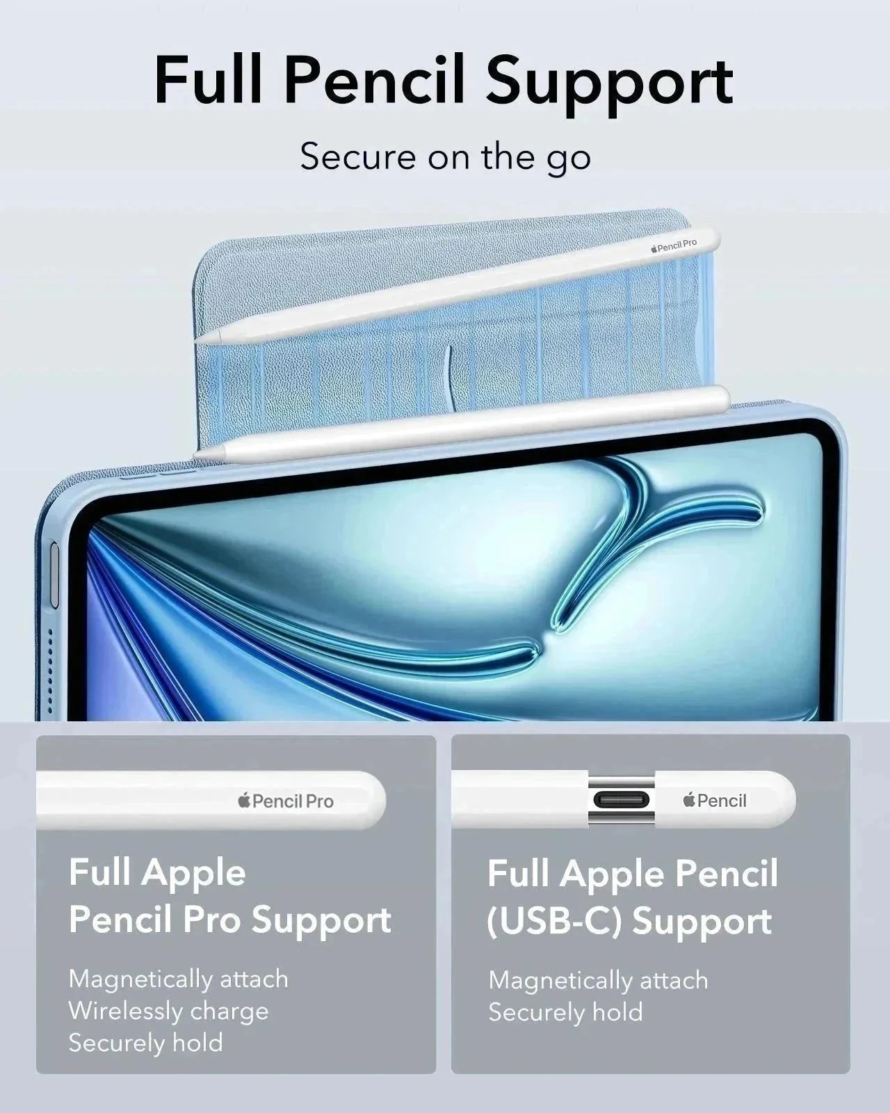 iPad Air 11ʺ (2024), Air 10.9ʺ (5th/4th Gen) Rebound Hybrid Case 360 - Sky Blue - Image 8