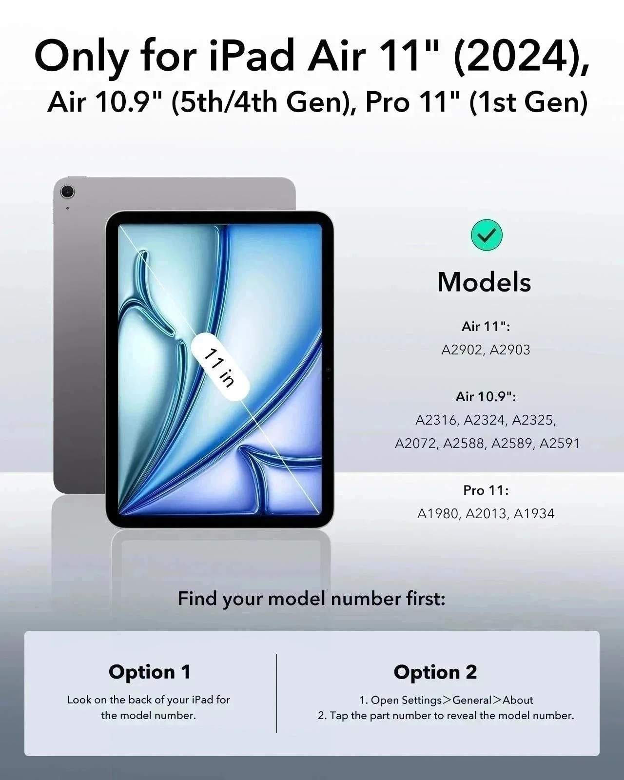 iPad Air 11ʺ (2024), Air 10.9ʺ (5th/4th Gen) Rebound Magnetic Case - Sky Blue - Image 2