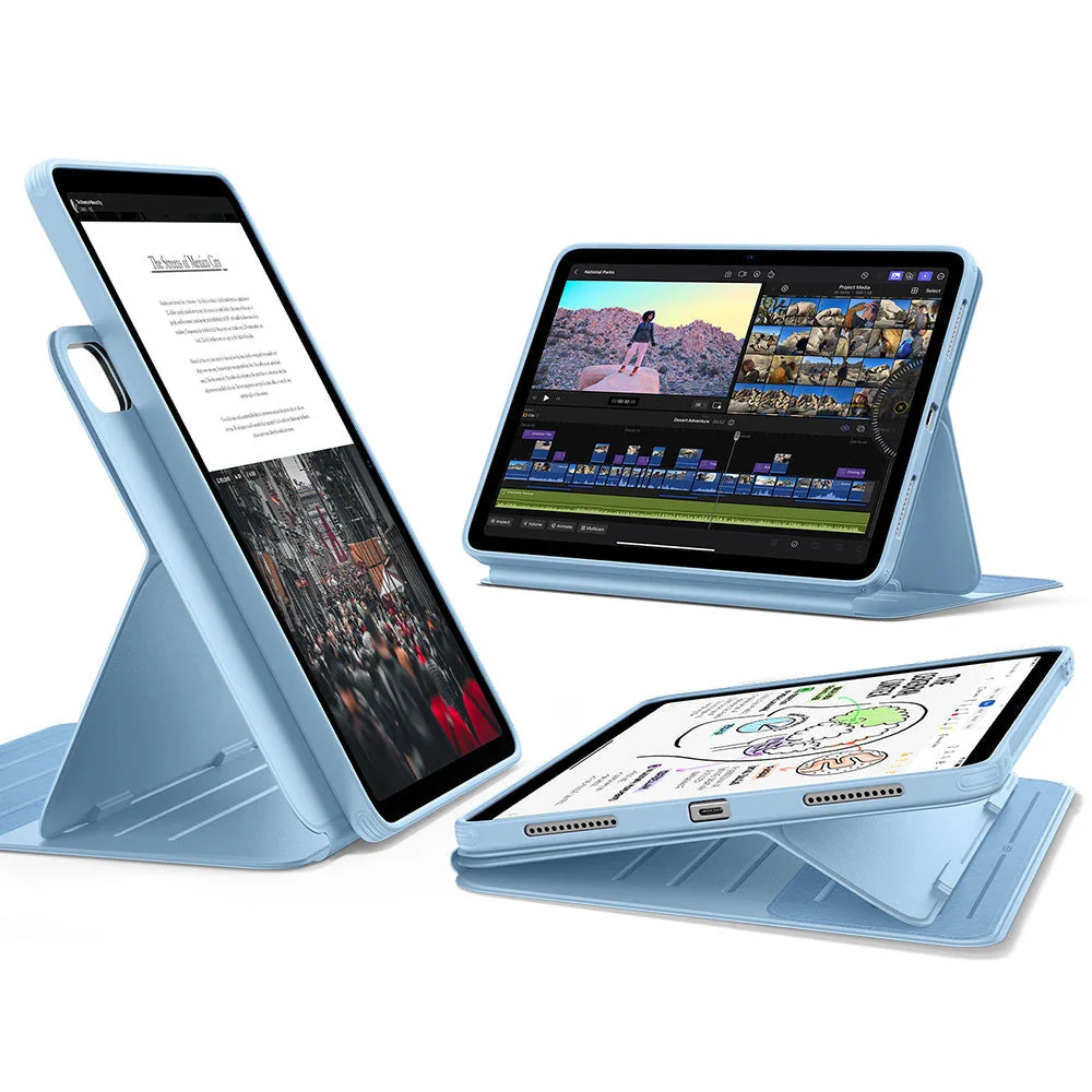 iPad Air 11" (2024), Air 10.9" (5th/4th Gen) Shift Magnetic Case - Blue