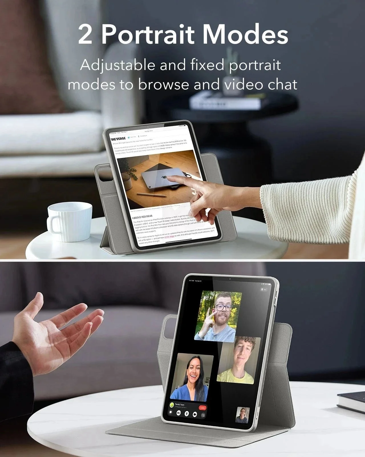 iPad Pro 11ʺ (2025) Rebound Hybrid Case 360 - Grey - Image 6