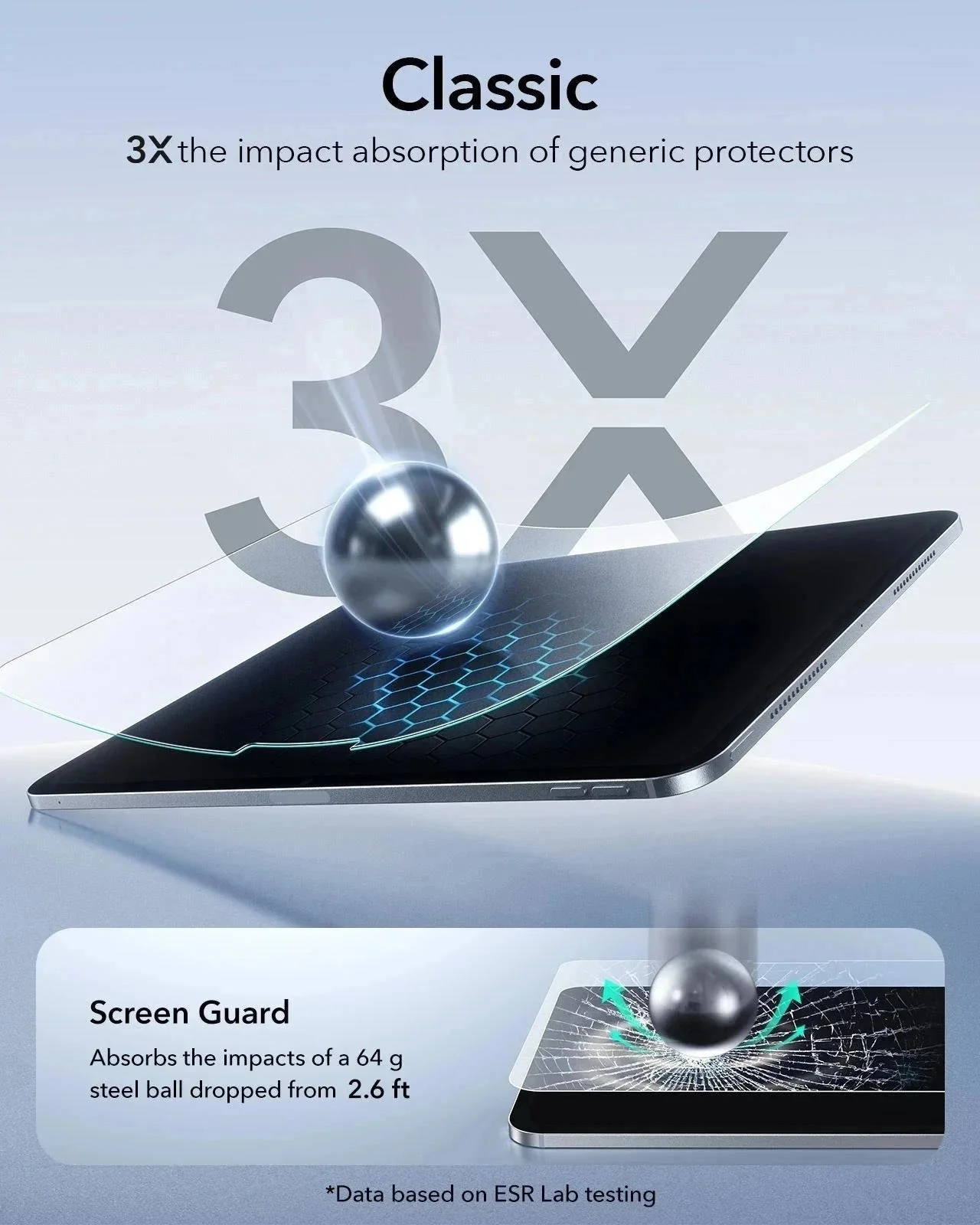 iPad Pro 11" (M4) 2024 UltraFit Paper-Feel Screen Protector – 2 Pack - Image 6