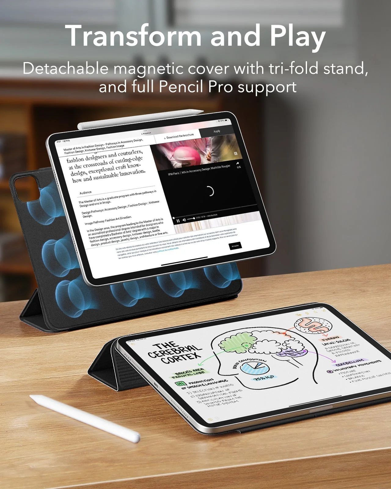 iPad Pro 13ʺ (2024) Rebound Art Bundle - Navy Blue - Image 3
