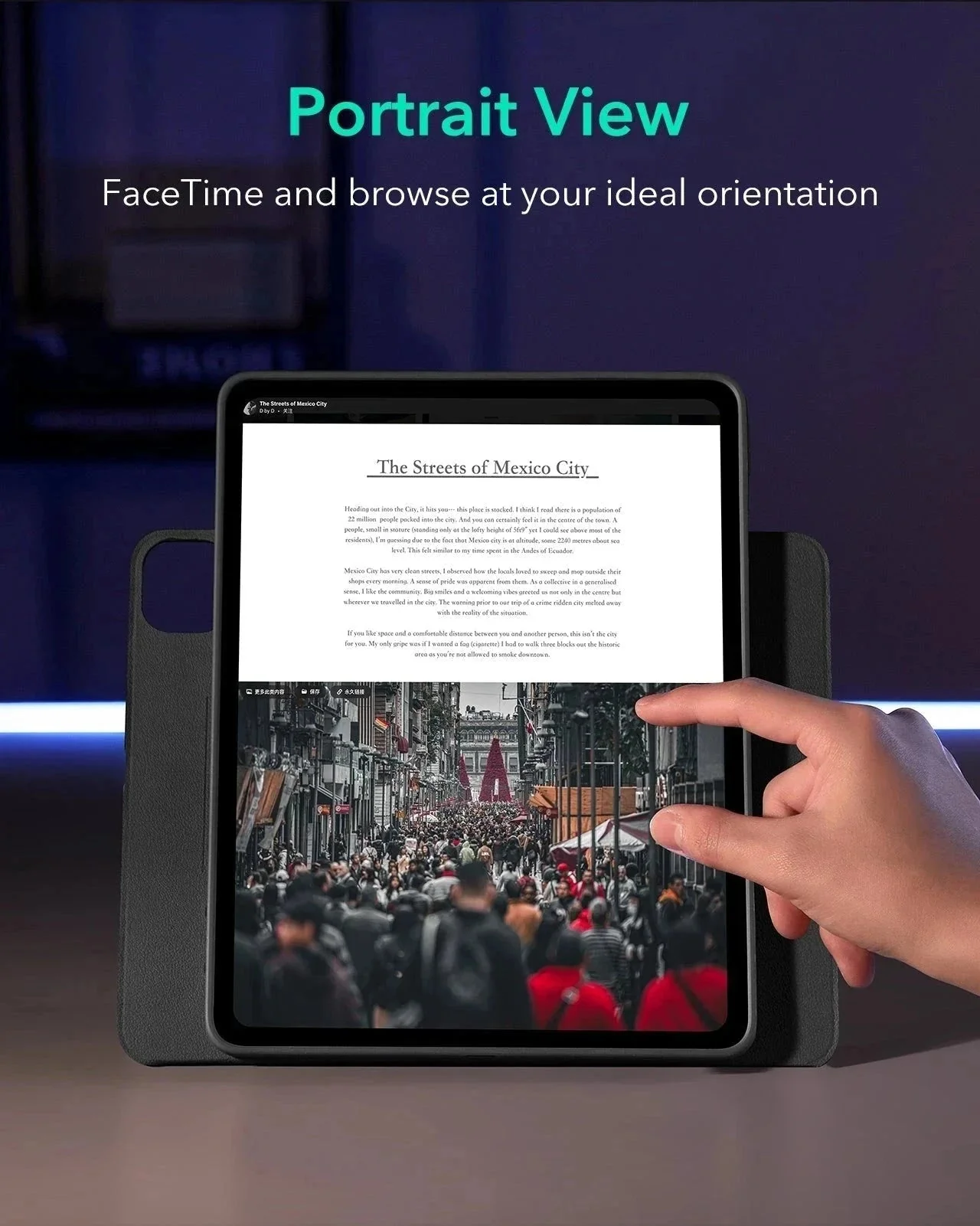 iPad Pro 13ʺ (2024) Shift Magnetic Case - Black - Image 5