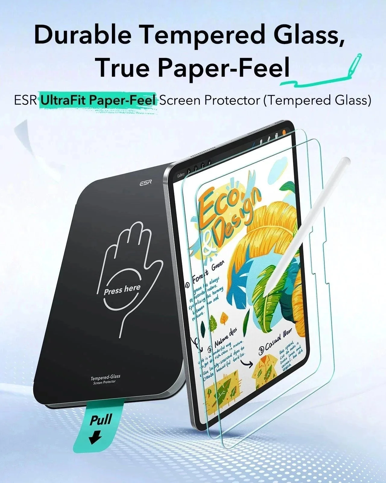 iPad Pro 13" (M5) 2025 UltraFit Paper-Feel Screen Protector – 2 Pack - Image 2