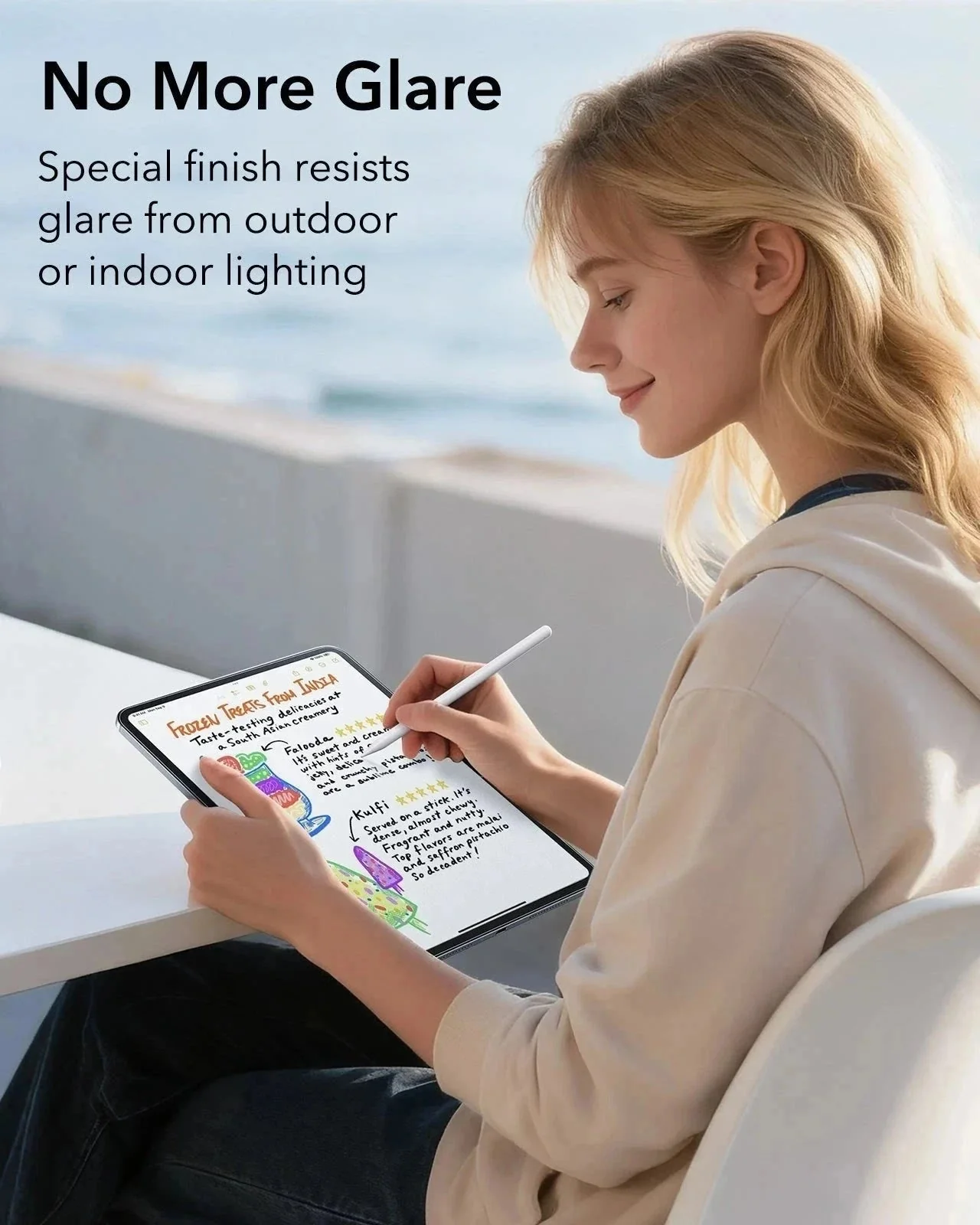 iPad Pro 13" (M5) 2025 UltraFit Paper-Feel Screen Protector – 2 Pack - Image 7