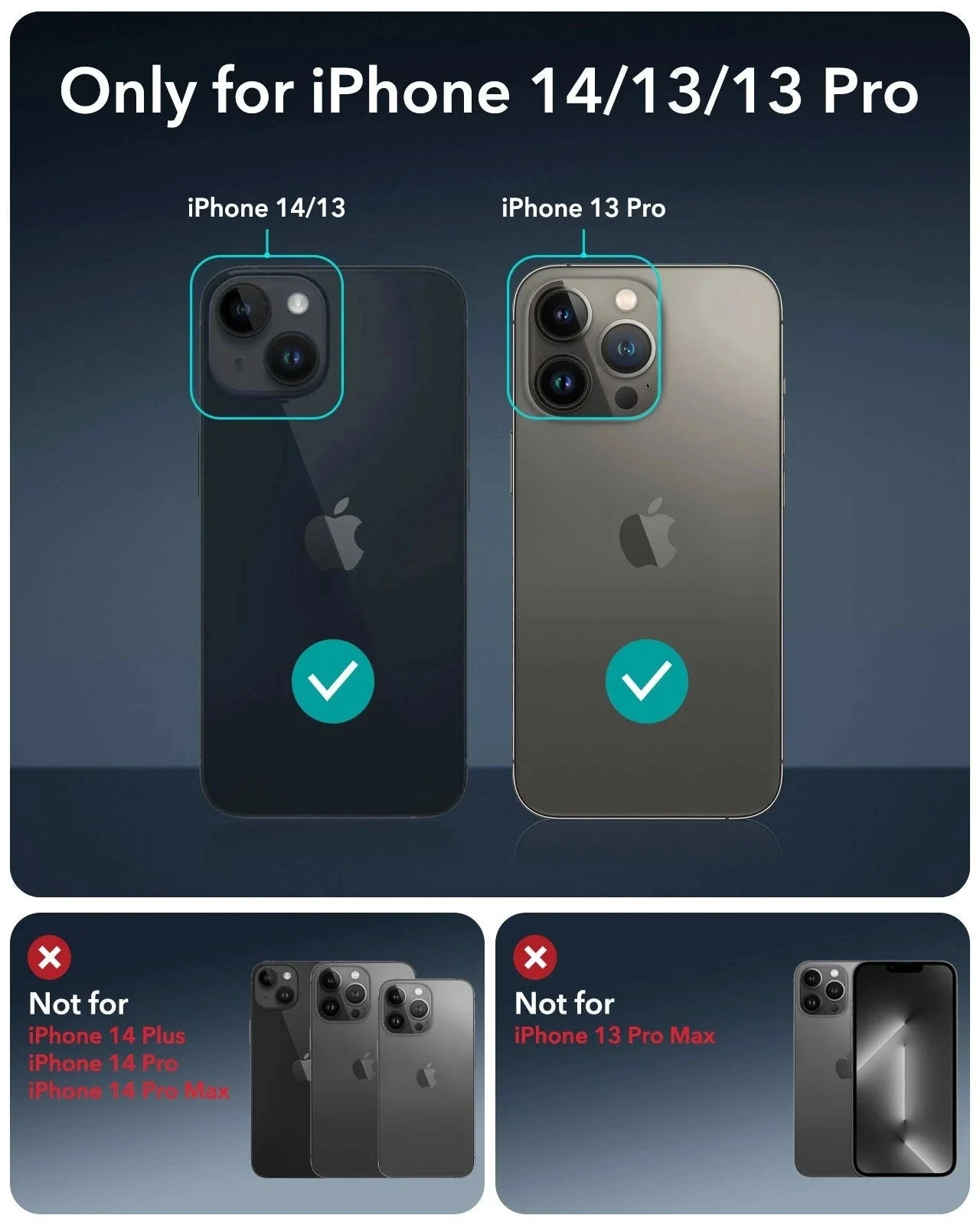 iPhone 14/13/13 Pro UltraFit Armorite Privacy Screen Protector - 3 Pack - Image 2