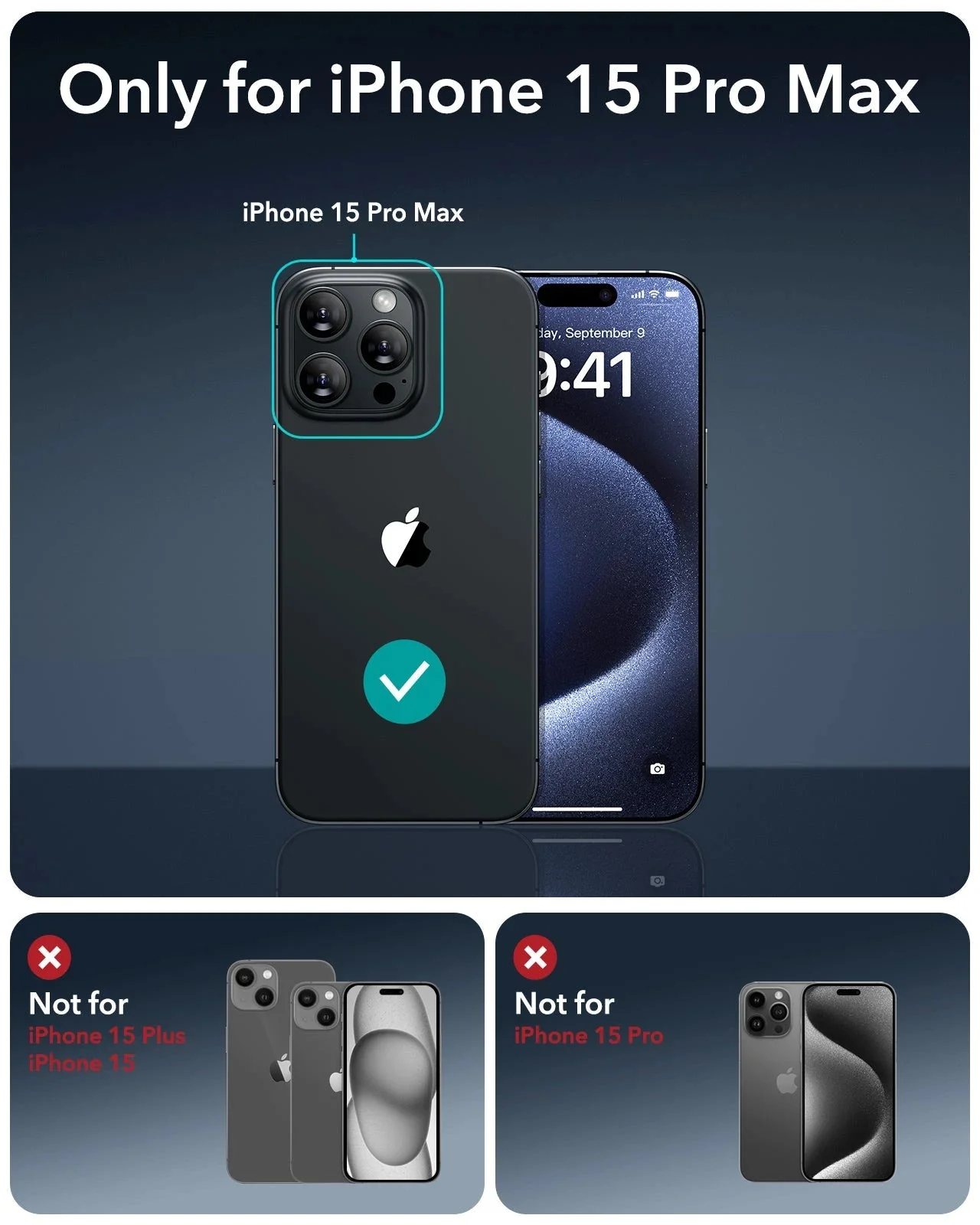 iPhone 15 Pro Max UltraFit Armorite Privacy Screen Protector - 3 Pack - Image 10