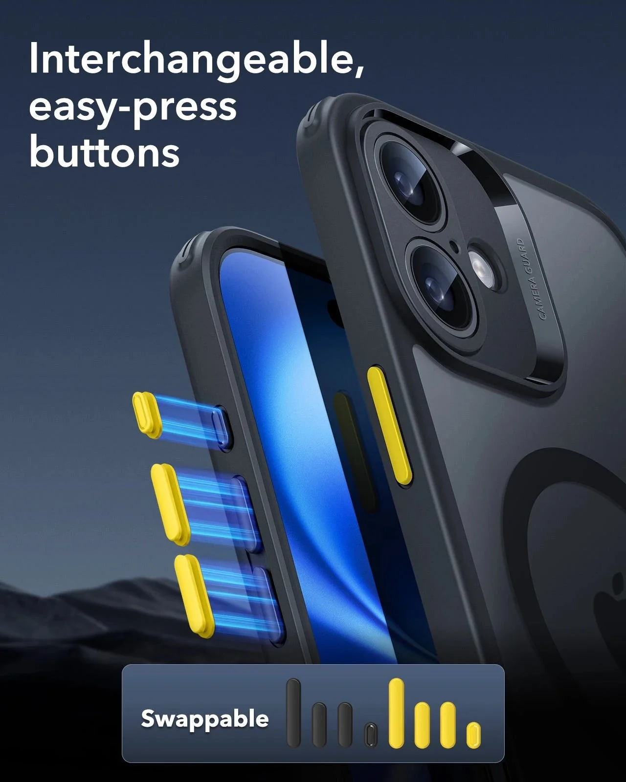 iPhone 16 Classic Pro Case (HaloLock) Set - Clear - Image 6